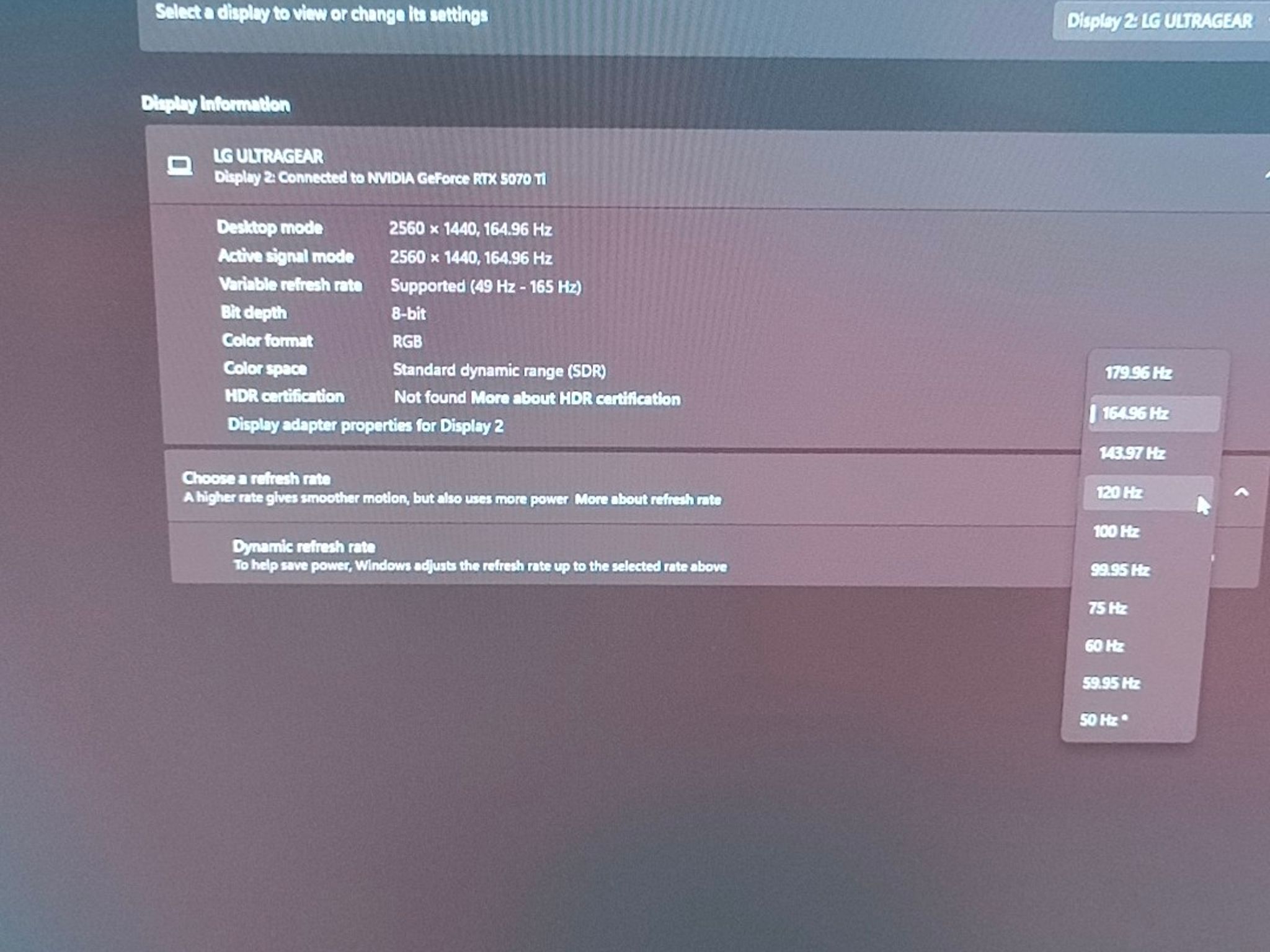 LG 27GP850 27 inch Nvidia G-Sync QHD 2560x1440p IPS 1ms
