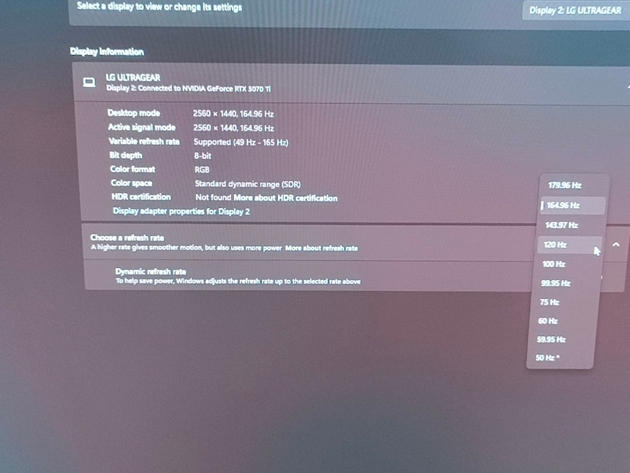 LG 27GP850 27 inch Nvidia G-Sync QHD 2560x1440p IPS 1ms