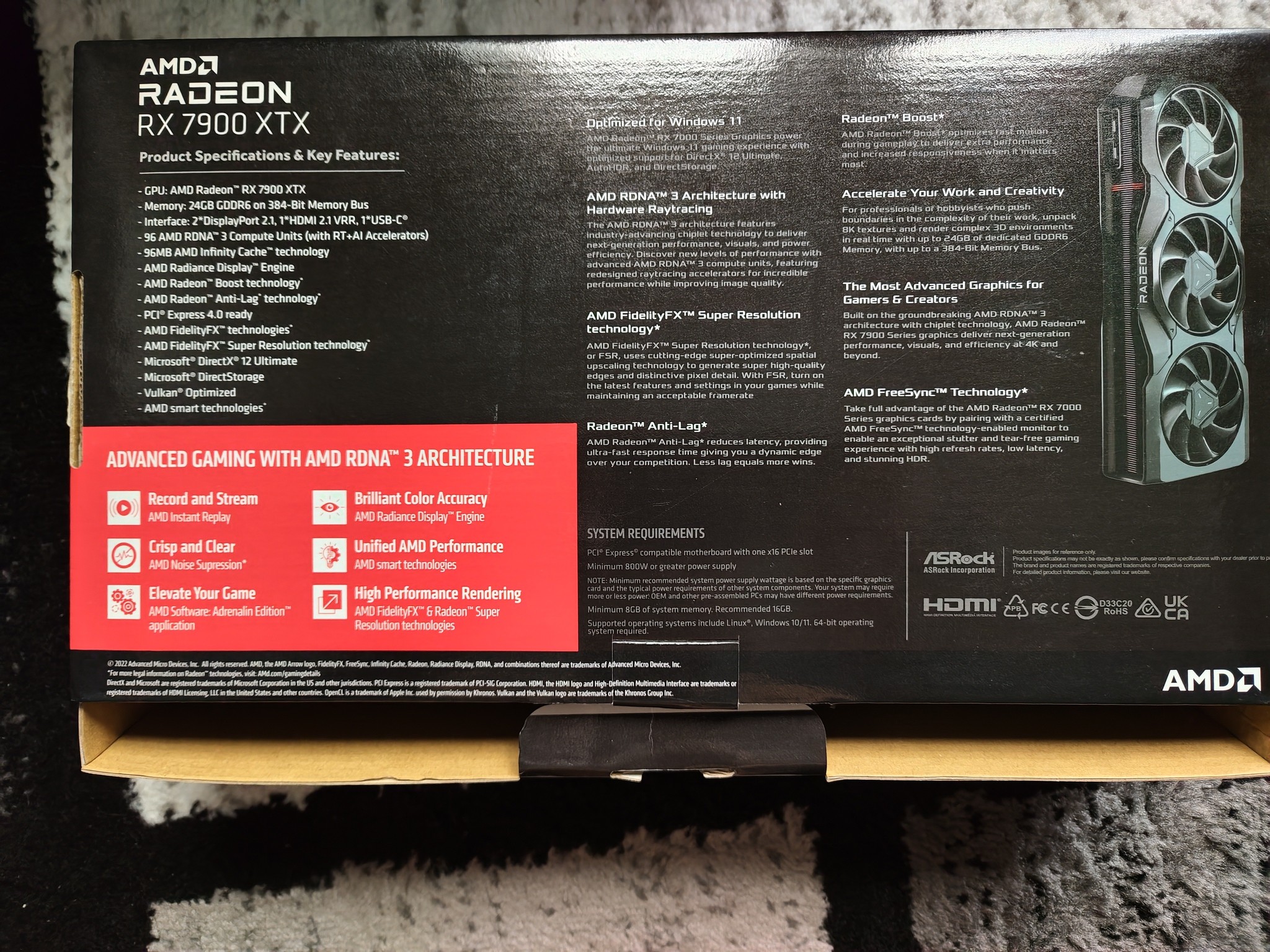 Asrock AMD RX 7900 XTX Reference 24GB GDDR6