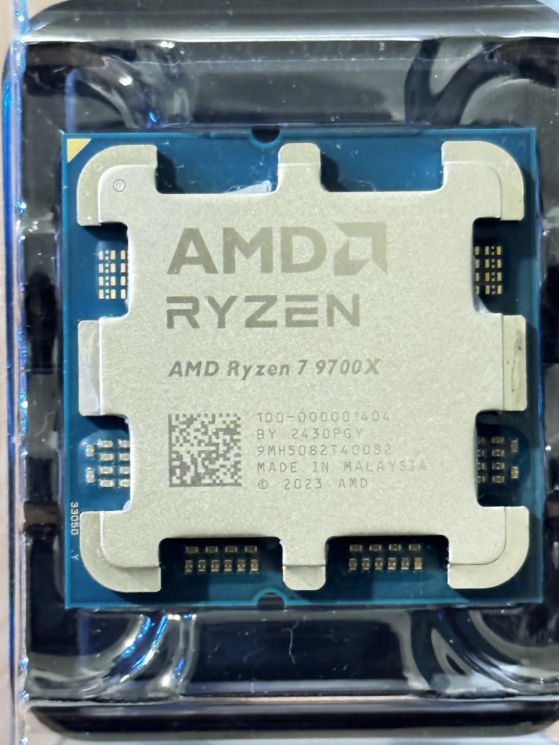 AMD Ryzen 7 9700X 8-Core, 16-Thread Unlocked Desktop Processor