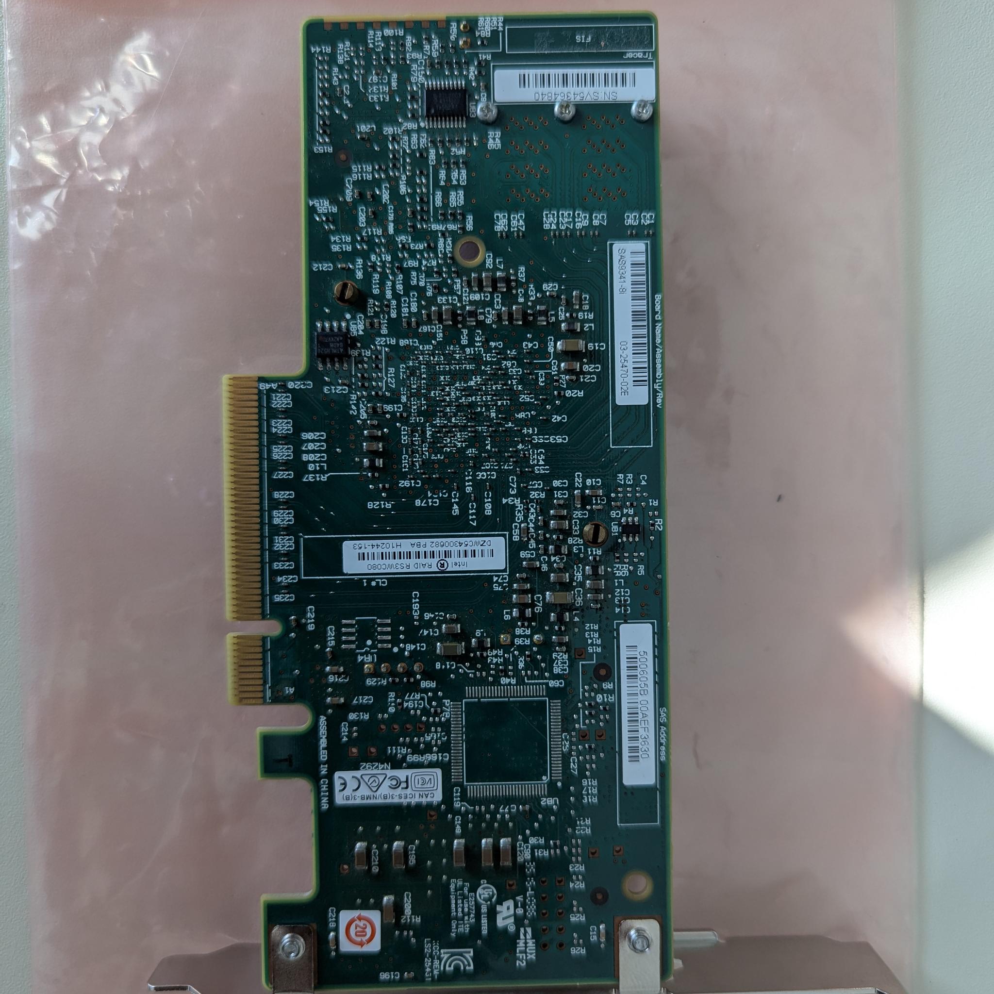 LSI Logic MegaRAID SAS 9341-8i LSI00407 Card