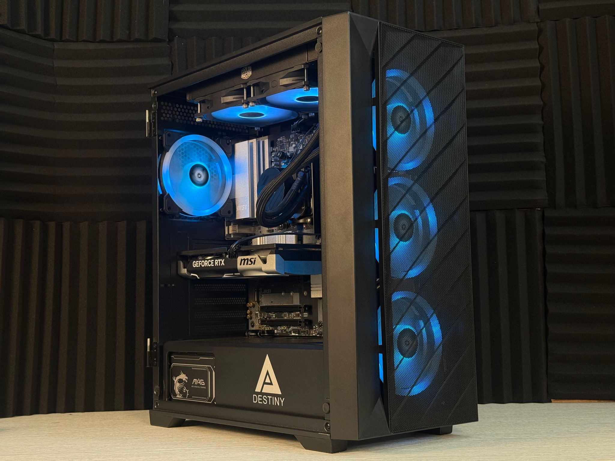 🌊🖤 EVENTIDE Gaming PC | RTX 5060 Ti | Ryzen 7 9700x | 32GB DDR5 | 1TB NVME | WIFI + BT | FREE SHIP