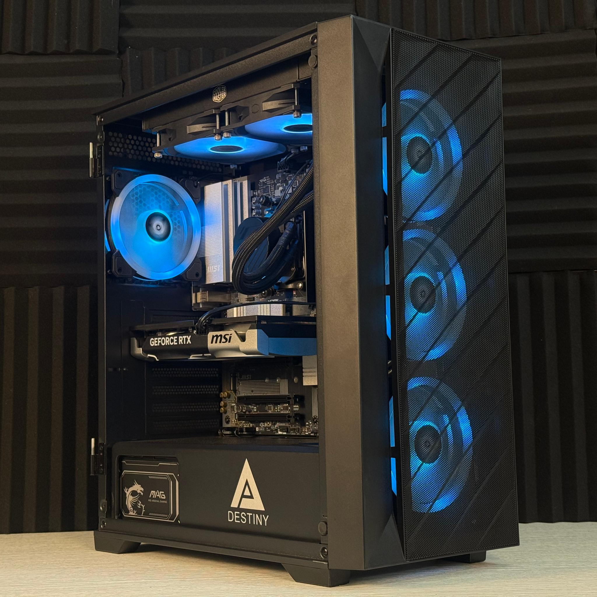 🌊🖤 EVENTIDE Gaming PC | RTX 5060 Ti | Ryzen 7 9700x | 32GB DDR5 | 1TB NVME | WIFI + BT | FREE SHIP
