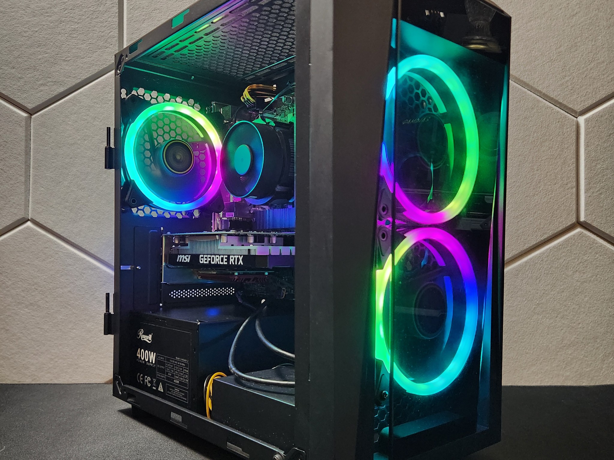 "Budget ESport PC" RTX 3050 6GB | Intel I3 10100f | 16GB DDR4 | 500gb SSD | WIFI
