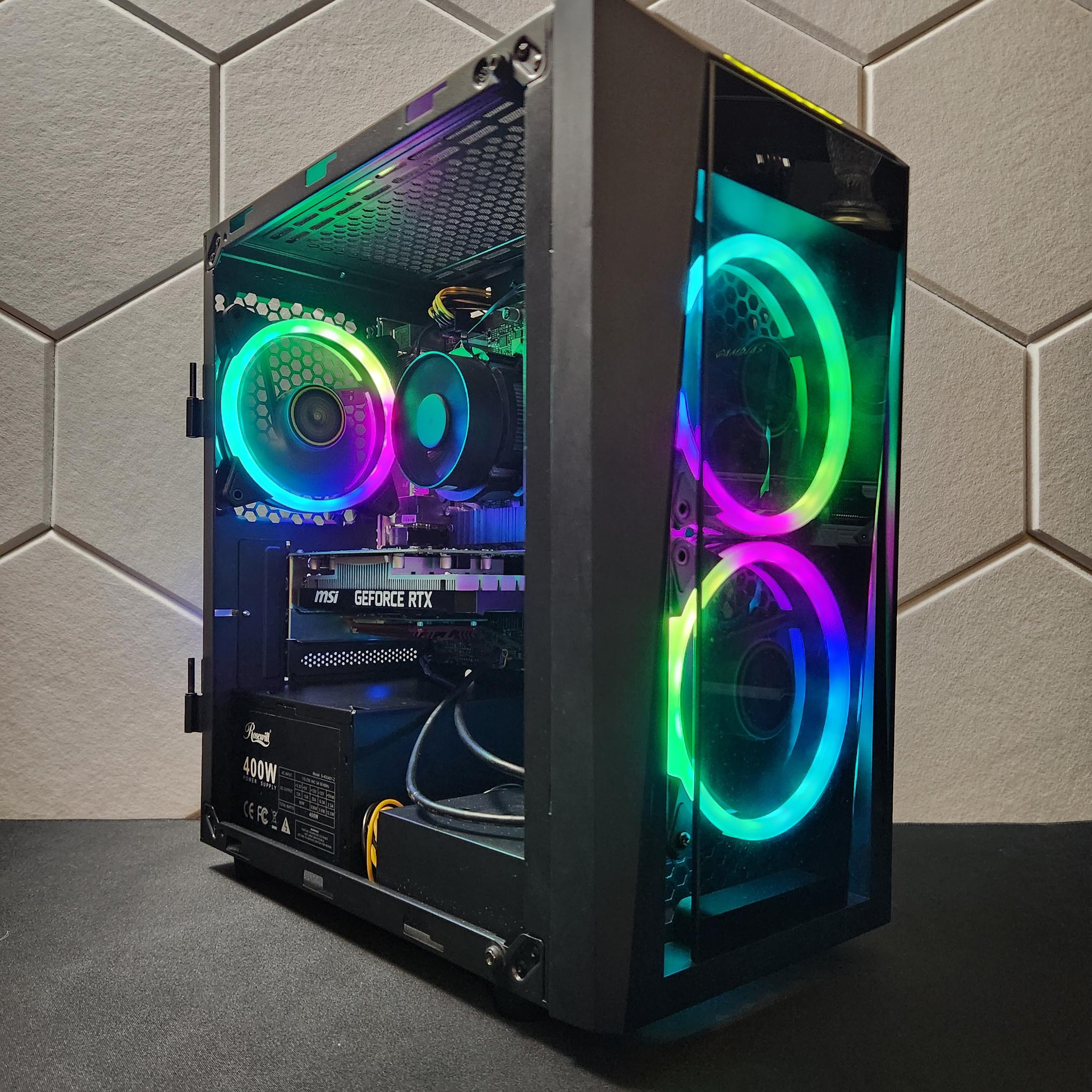 "Budget ESport PC" RTX 3050 6GB | Intel I3 10100f | 16GB DDR4 | 500gb SSD | WIFI