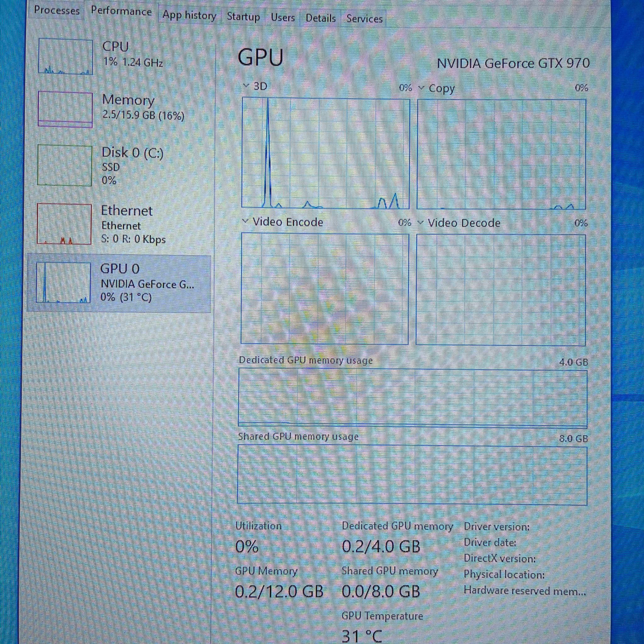 970 4GB + I5-8400