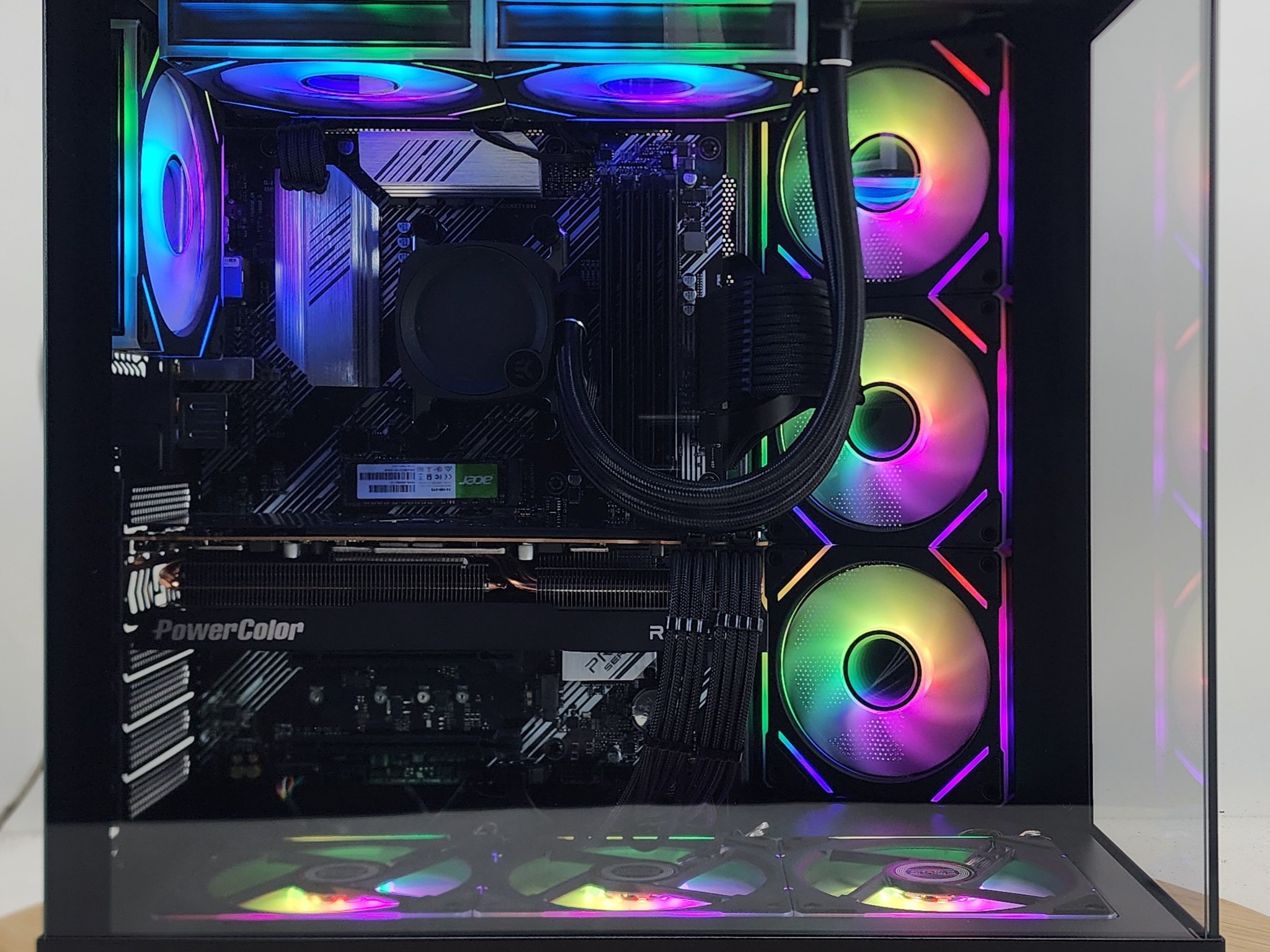 Gaming PC Ryzen 9 5900XT 32GB RAM 2TB SSD RX 7800 XT 16GB Windows 11 Computer