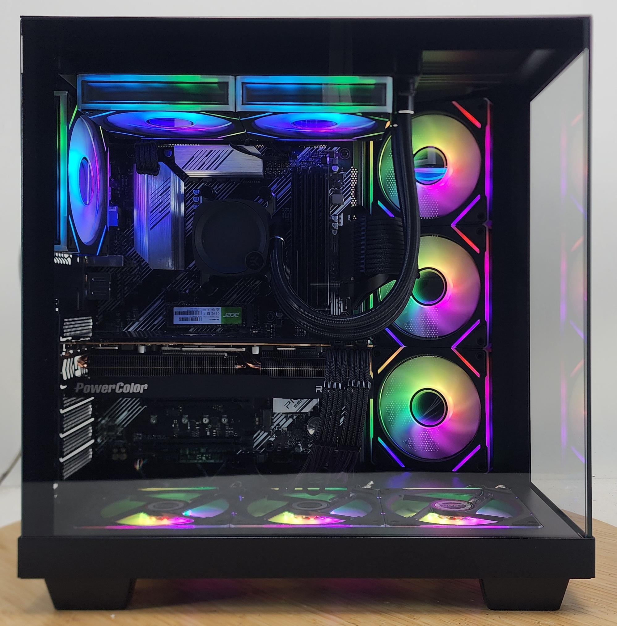 Gaming PC Ryzen 9 5900XT 32GB RAM 2TB SSD RX 7800 XT 16GB Windows 11 Computer