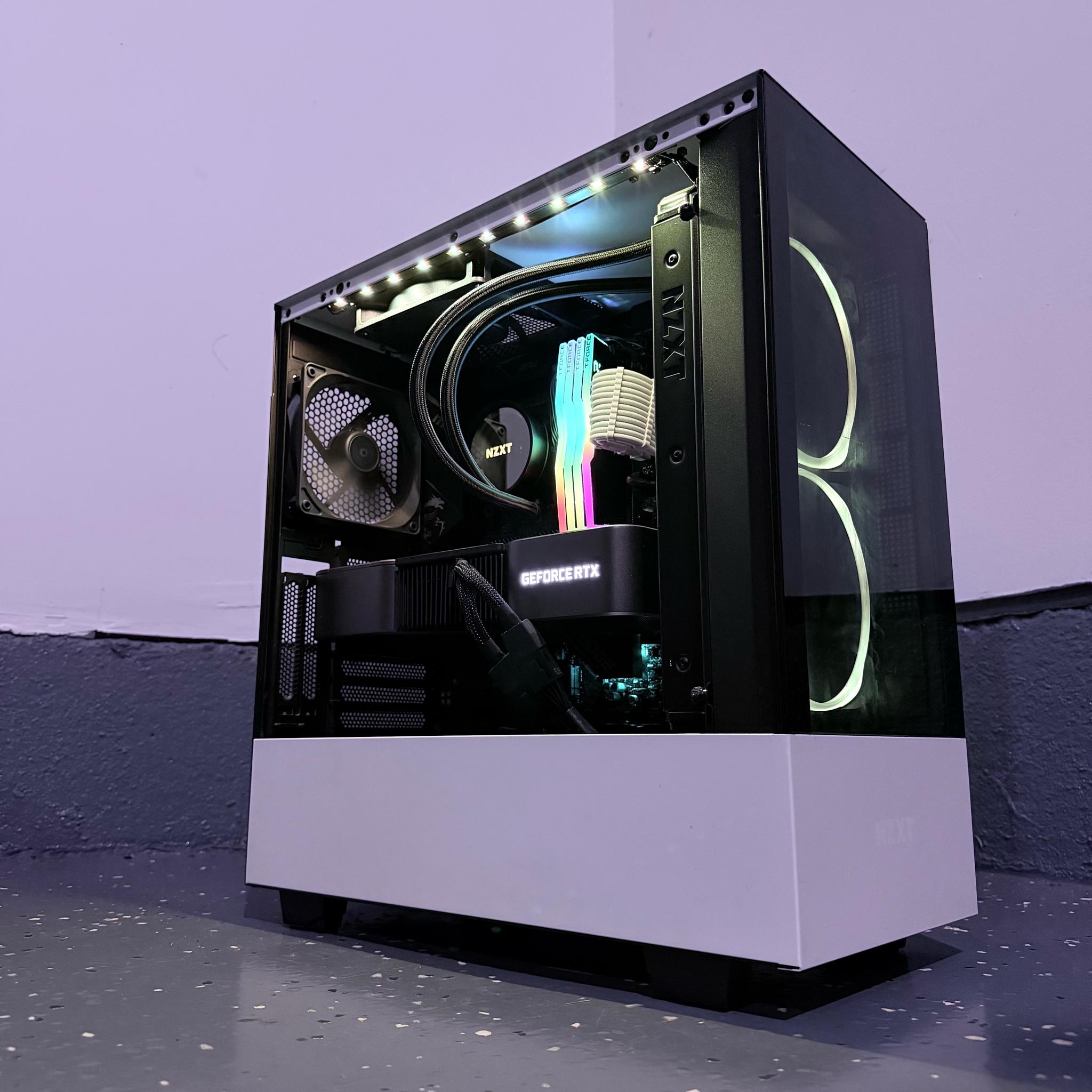 ⚫️"Obsidian Pearl"⚪️| 4K Gaming | RTX 3090 24GB | Intel i9 10900k | 64GB Ram | 5TB Storage