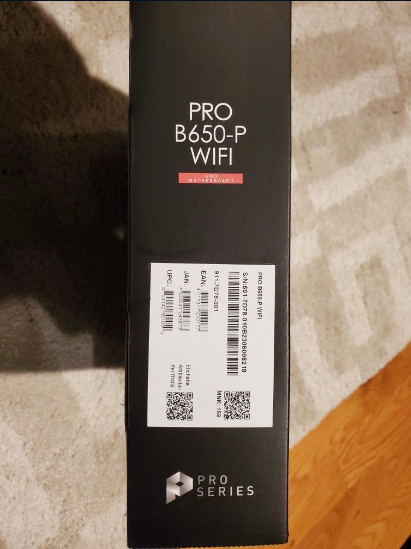MSI PRO B650-P WIFI AM5 ATX