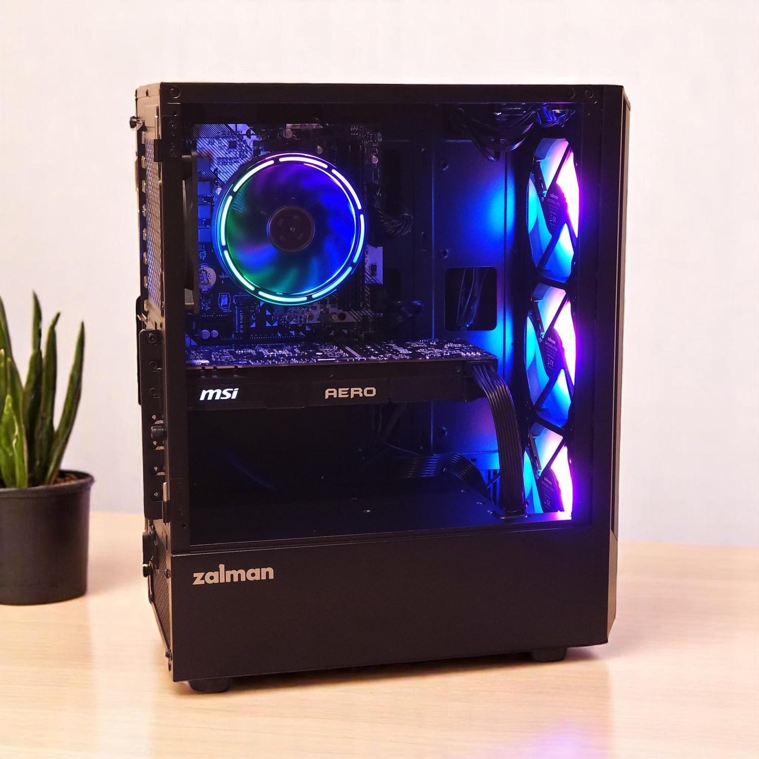 ⚔️ eSports Killer Gaming PC | GEFORCE GTX 1660 SUPER, RYZEN PRO 2200G, 16GB RAM, 480GB SSD + 500GB