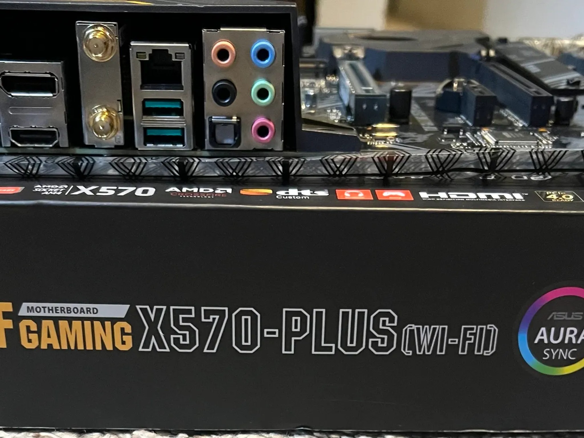 ASUS AM4 TUF Gaming X570-Plus (Wi-Fi) AM4 Zen 3 Ryzen 5000 & 3rd Gen Ryzen ATX MOBO