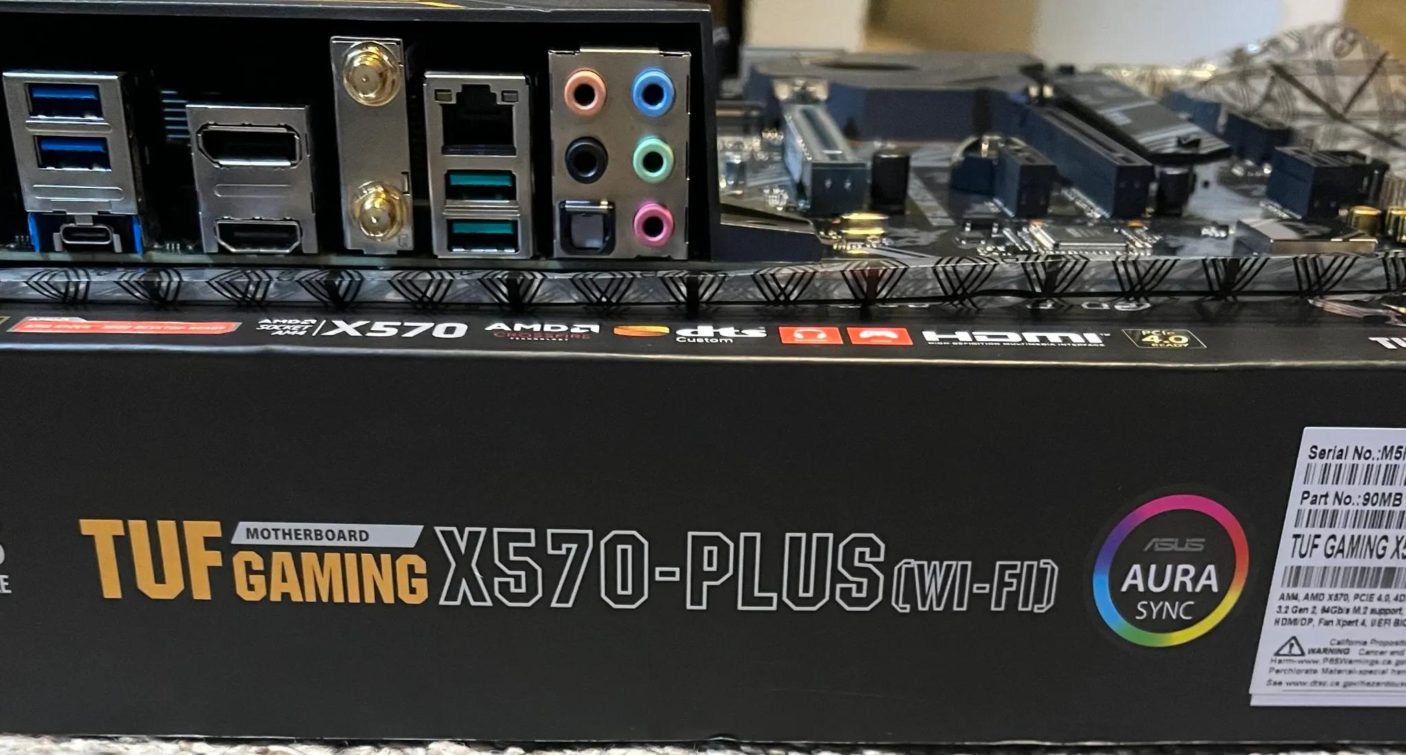 ASUS AM4 TUF Gaming X570-Plus (Wi-Fi) AM4 Zen 3 Ryzen 5000 & 3rd Gen Ryzen ATX MOBO