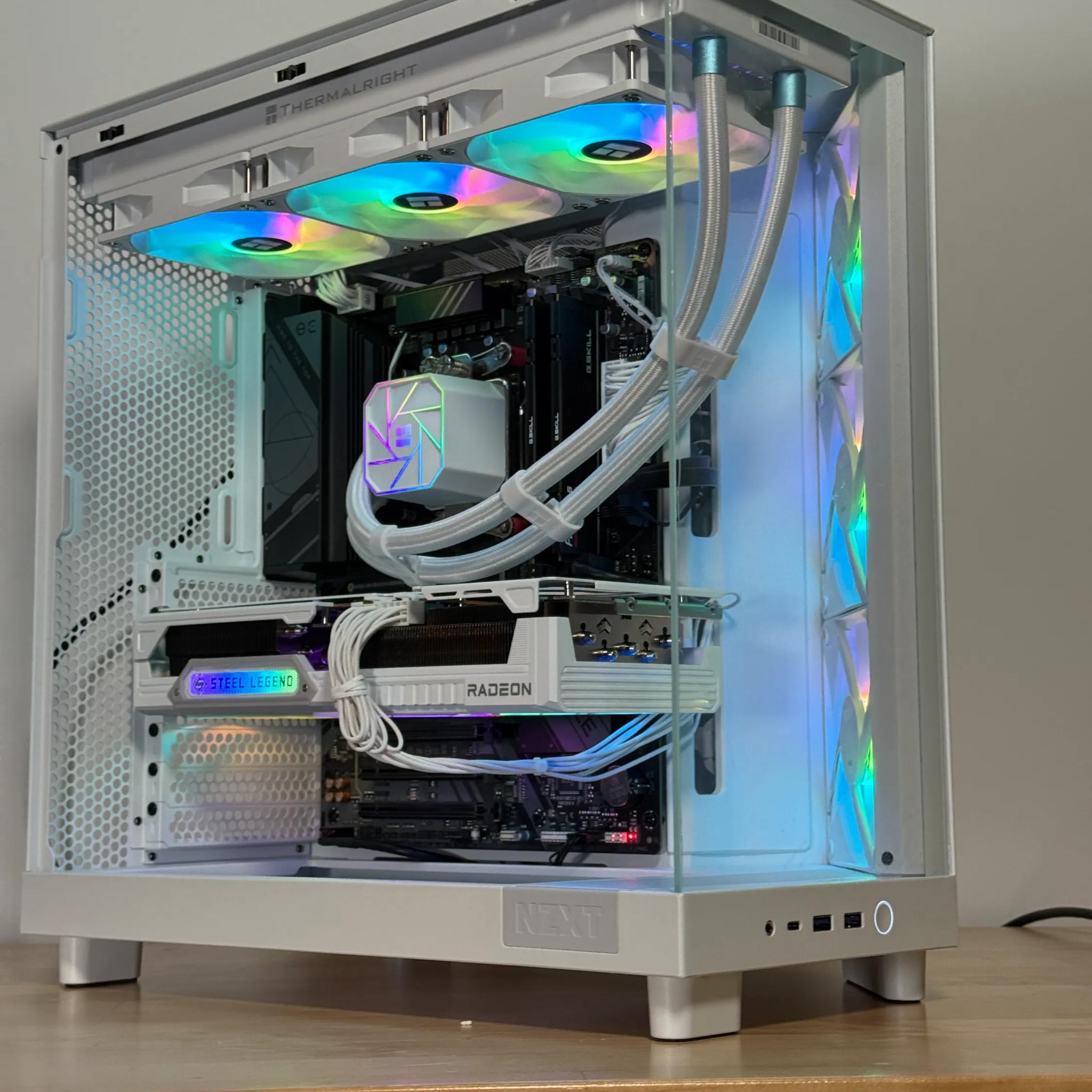 RX 9070XT STEEL LEGEND Ryzen 7 7800x3d Gaming PC