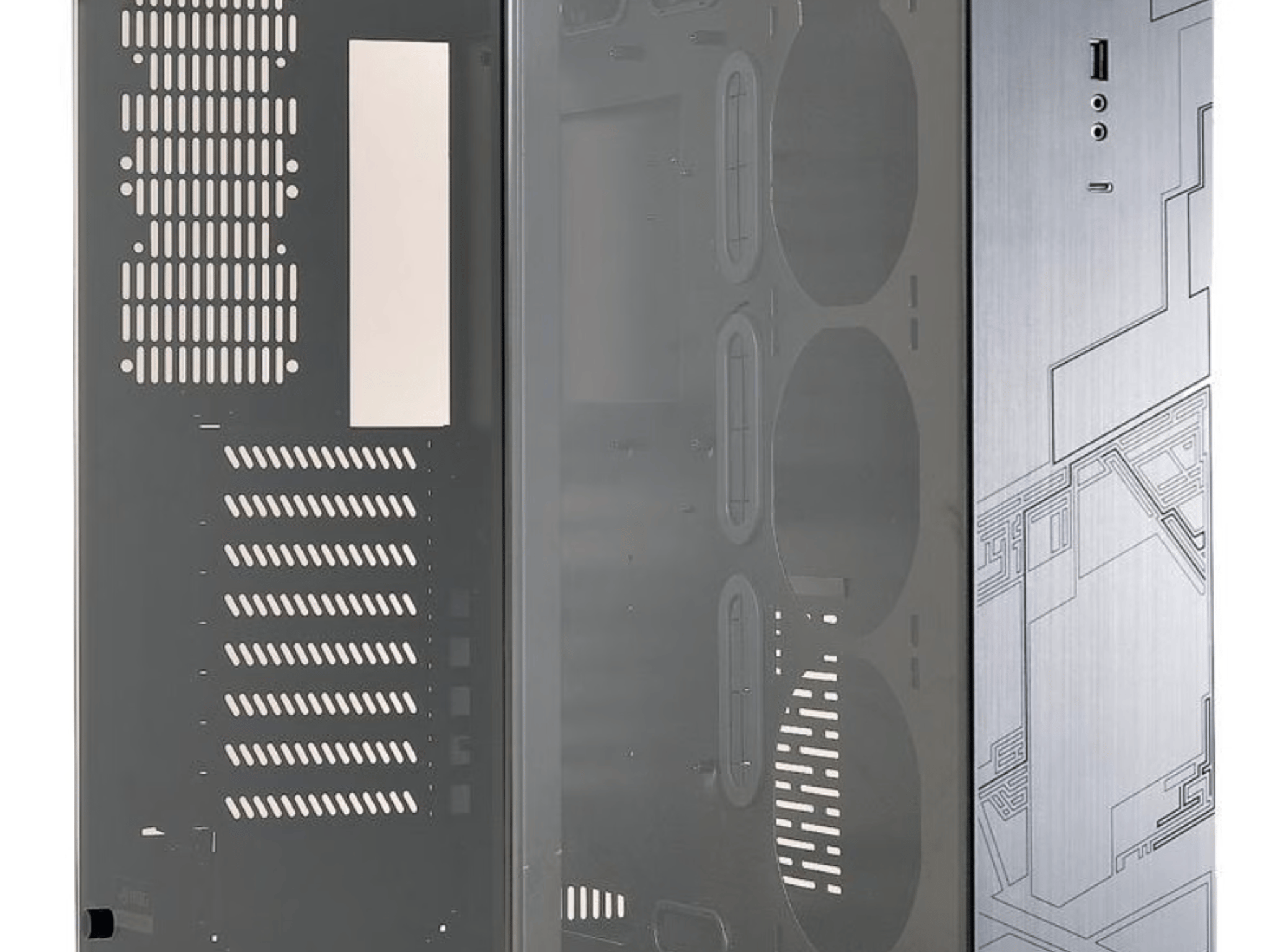 NEW LIAN LI PC-O11 WGX ROG Certified Edition Computer Case (Black Aluminum, Steel & Tempered Glass)