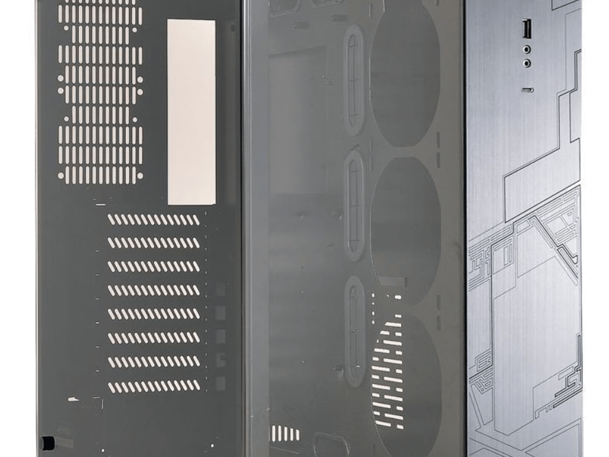 NEW LIAN LI PC-O11 WGX ROG Certified Edition Computer Case (Black Aluminum, Steel & Tempered Glass)