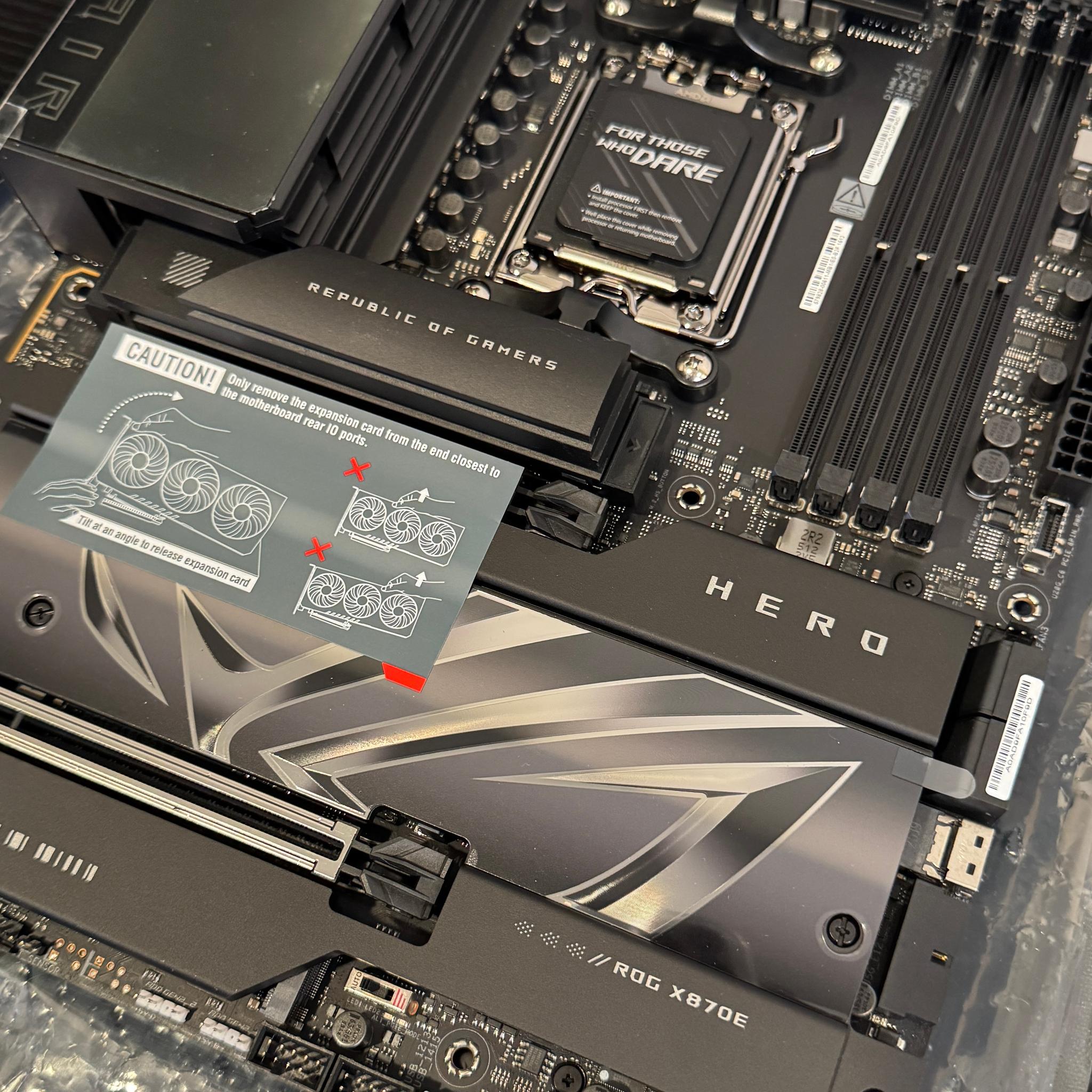 Asus Rog X870E Crosshair Hero - Brand New