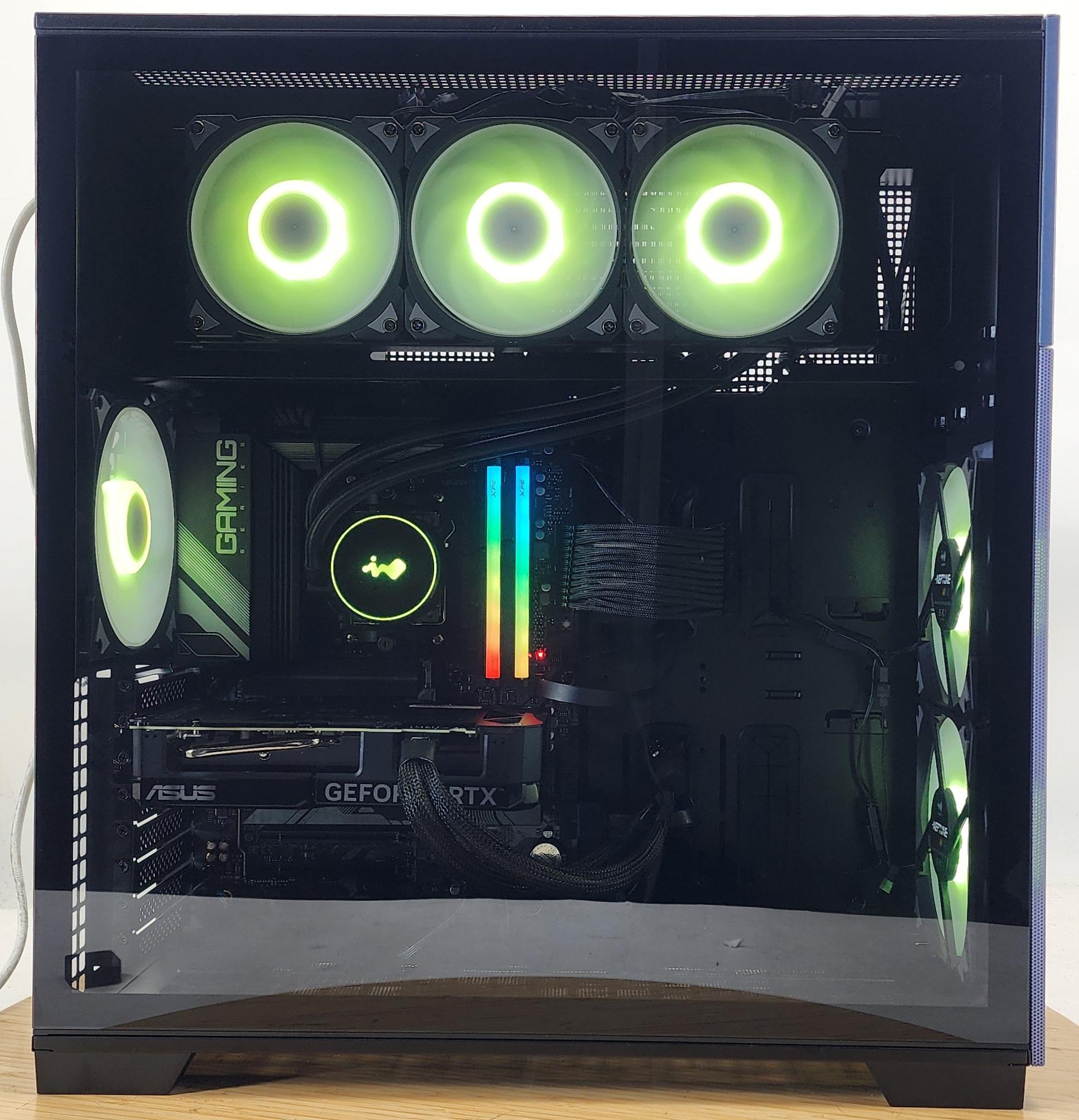 Gaming PC Ryzen 9 9900X 32GB RAM 2TB SSD RTX 4070 SUPER 12GB Windows 11 Computer