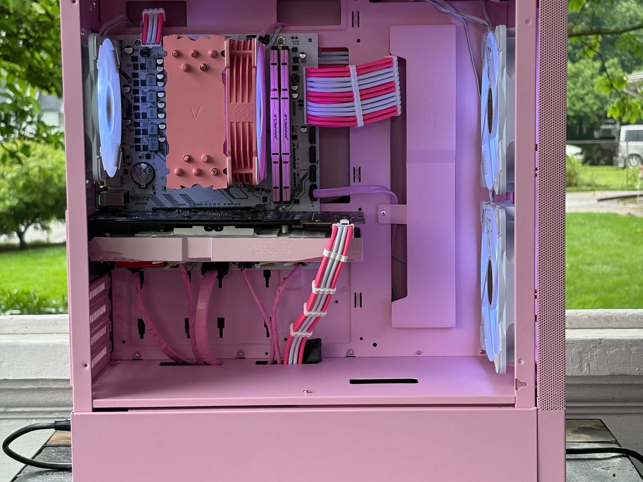 🌸 Black Cat Customs – Pink Venom 🌸 Ryzen 5 / RX580 / 16GB RAM / 128GB NVME + 1TB HDD