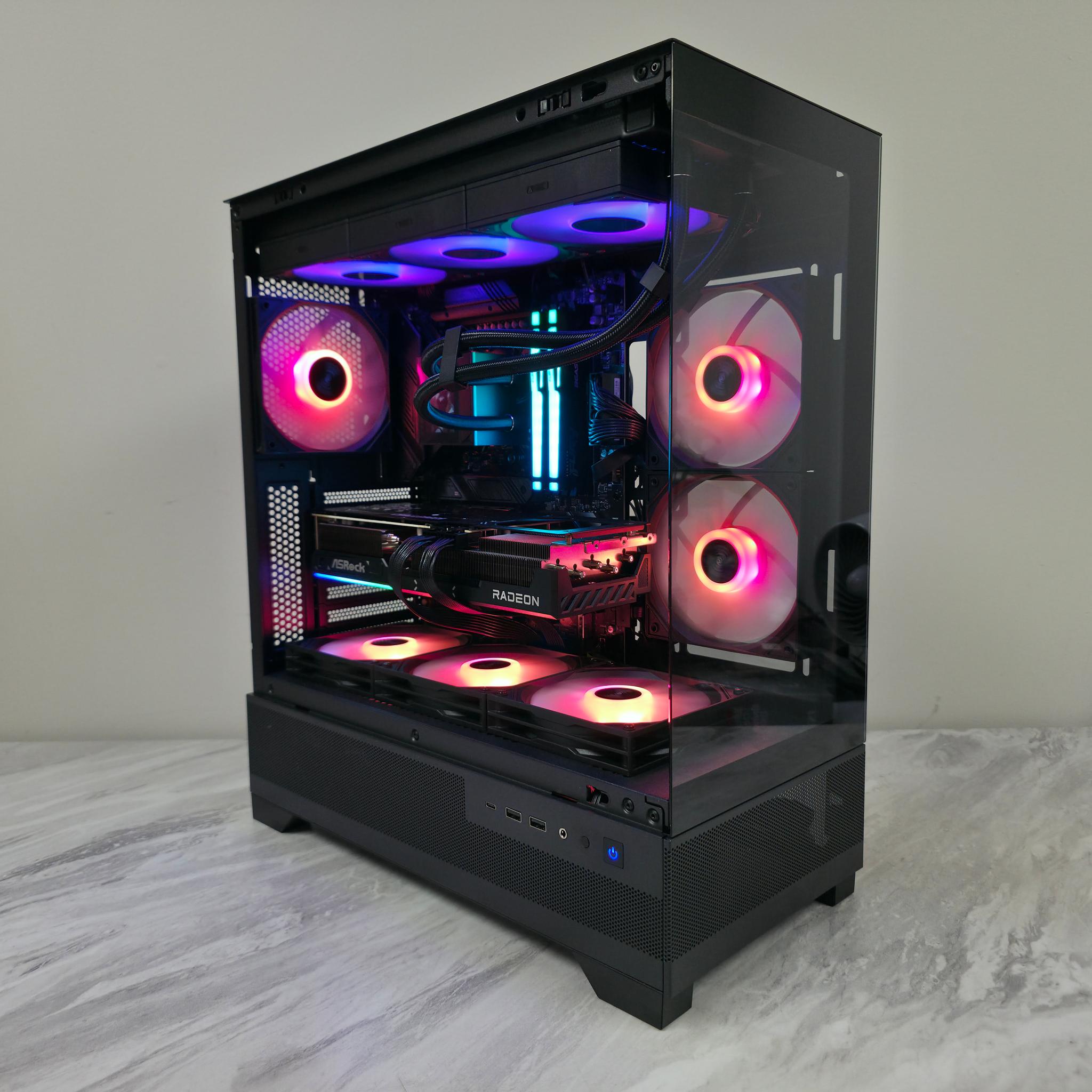 BCPC l 1440p Streaming Gaming PC Computer l AMD 7600X3D l AMD RX 9070XT 16GB l 32GB DDR5