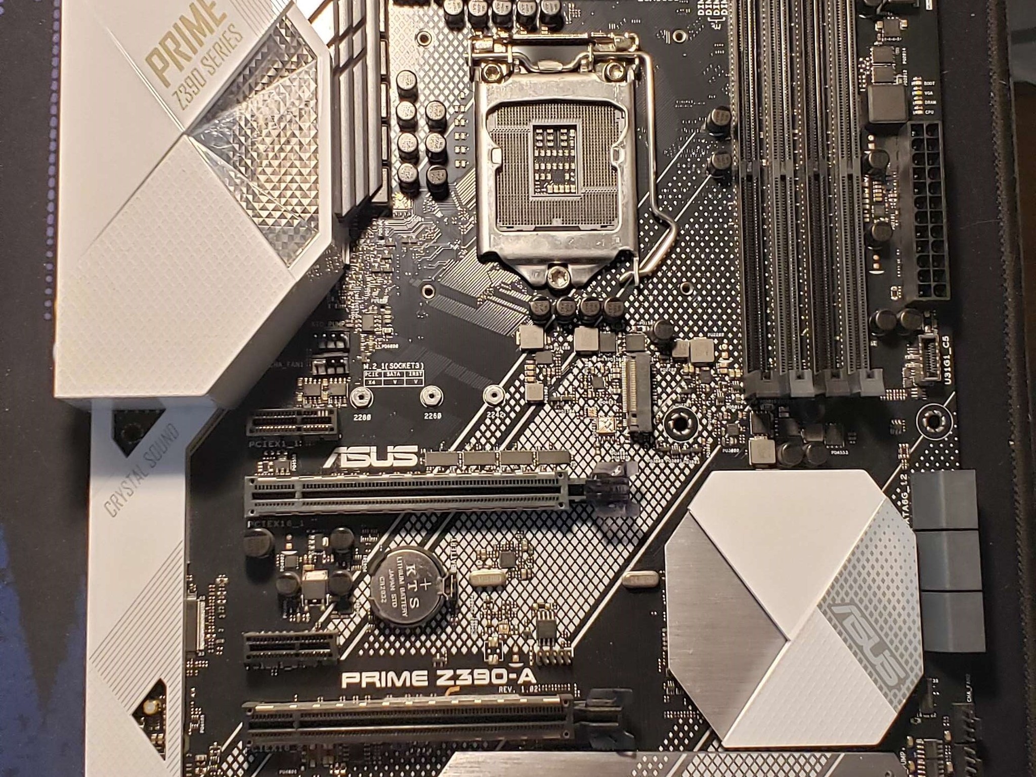 [USED] ASUS Prime Z390-A Motherboard LGA1151 (Intel 8th And 9th Gen) ATX DDR4 DP HDMI M.2 USB 3.1