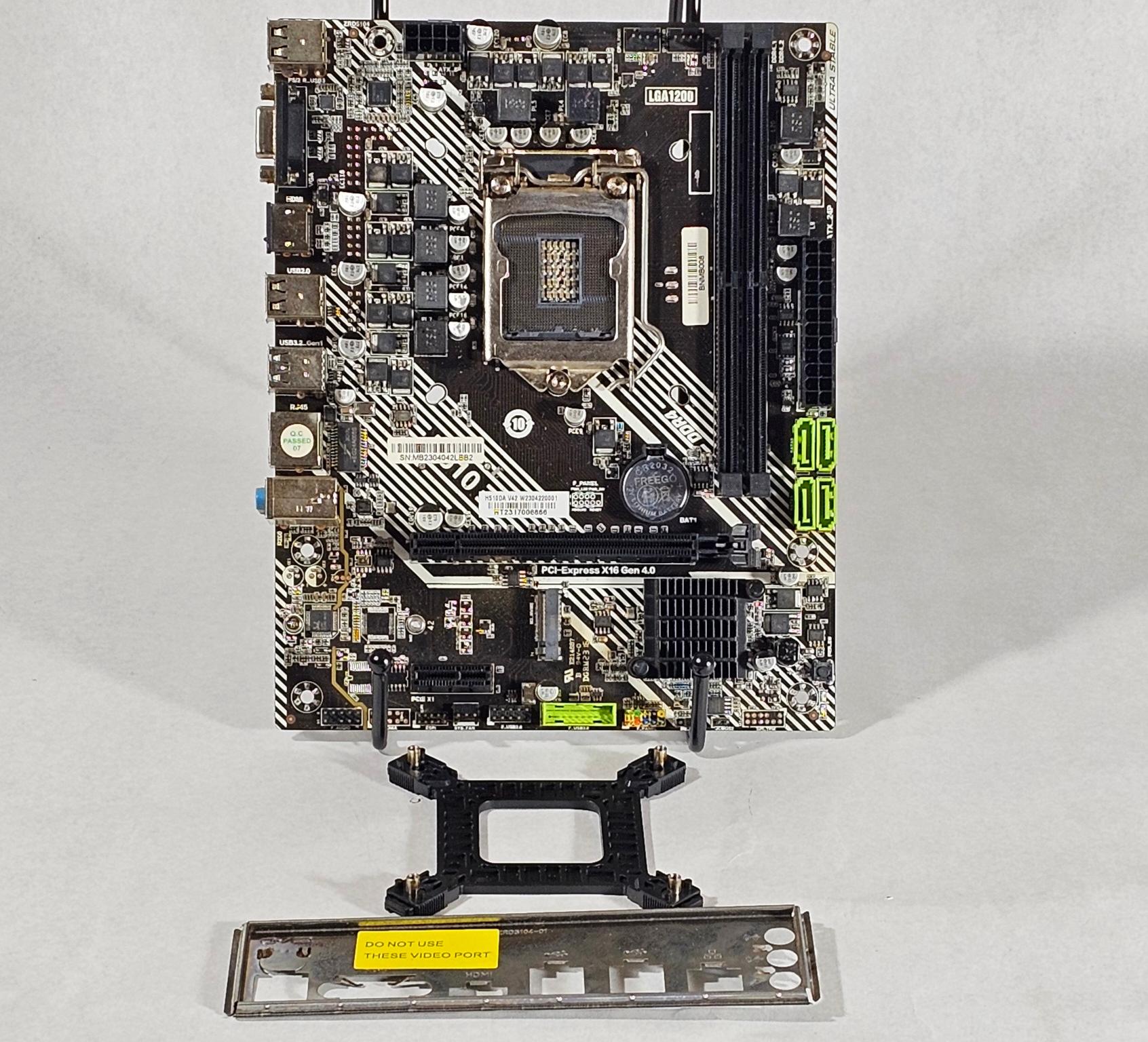 H510M LGA1200 DDR4 PCIe 4.0 mATX Motherboard