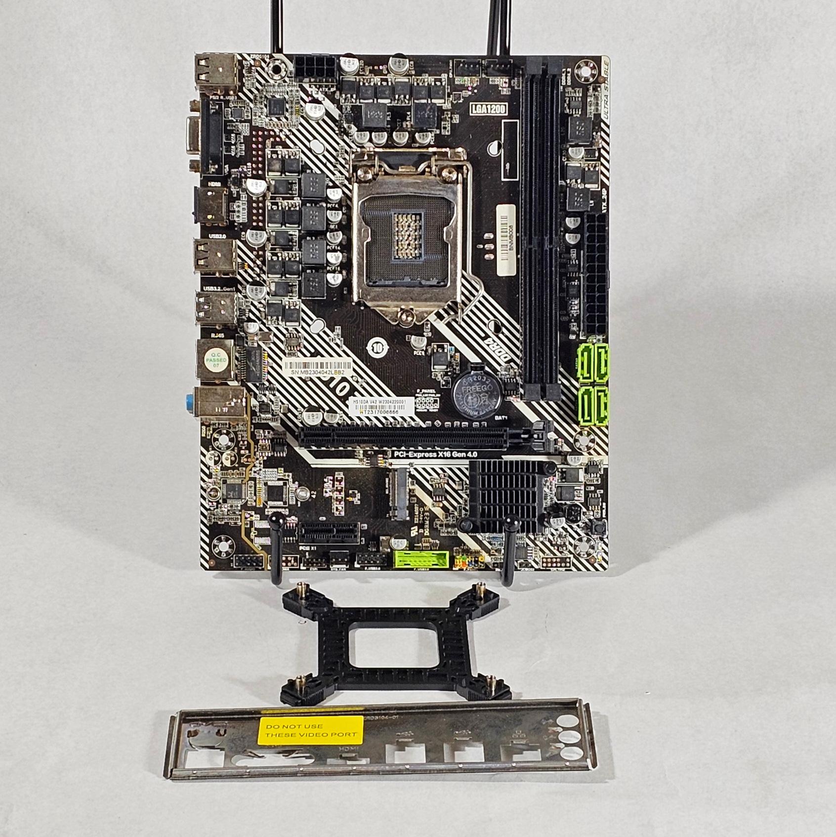 H510M LGA1200 DDR4 PCIe 4.0 mATX Motherboard
