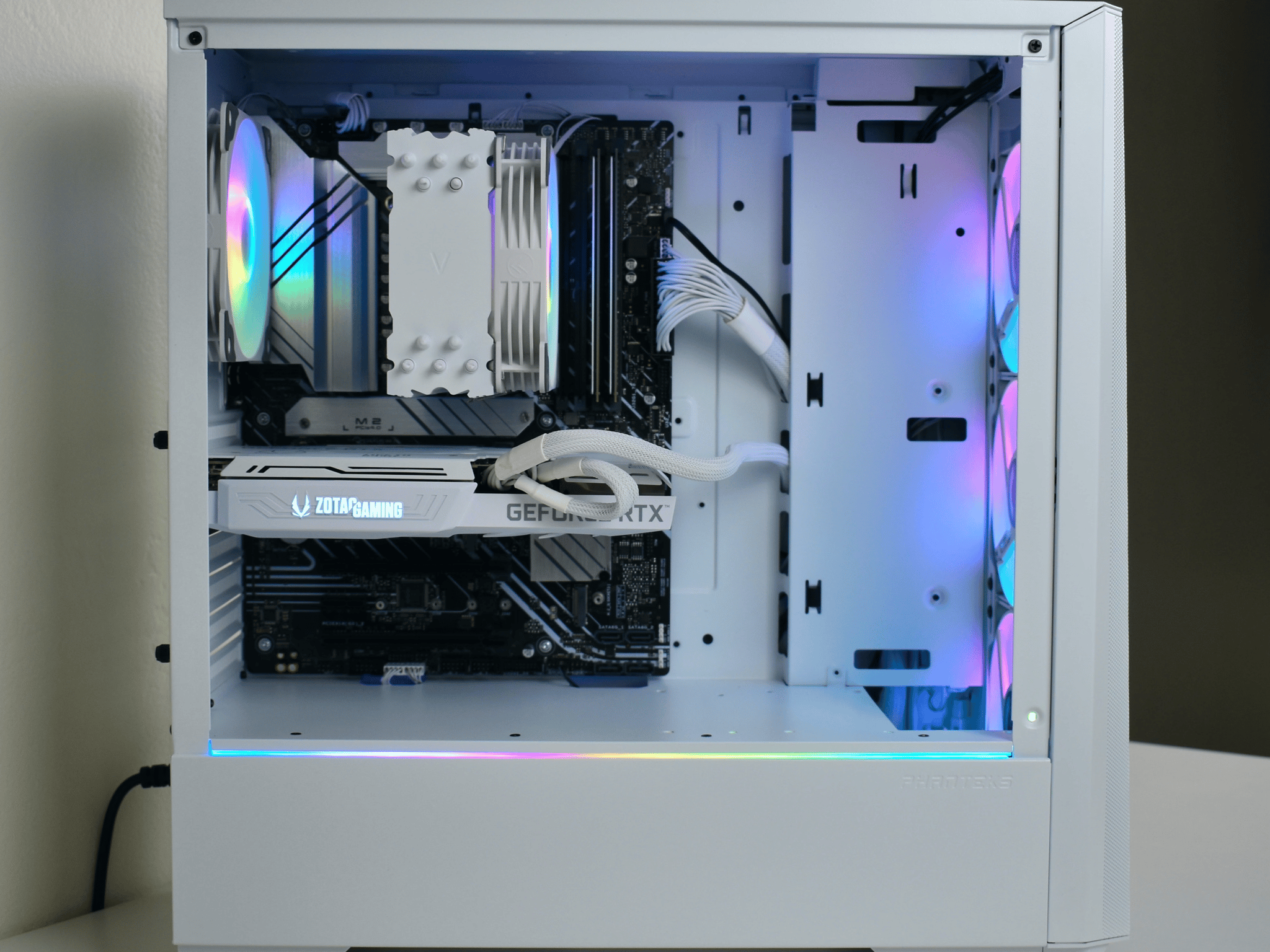 Forge Hercules ❄️ARCTIC WHITE❄️ Gaming PC / RTX 3060ti / Ryzen 5600 / 1TB NVME SSD / 16GB DR4 / WiFi