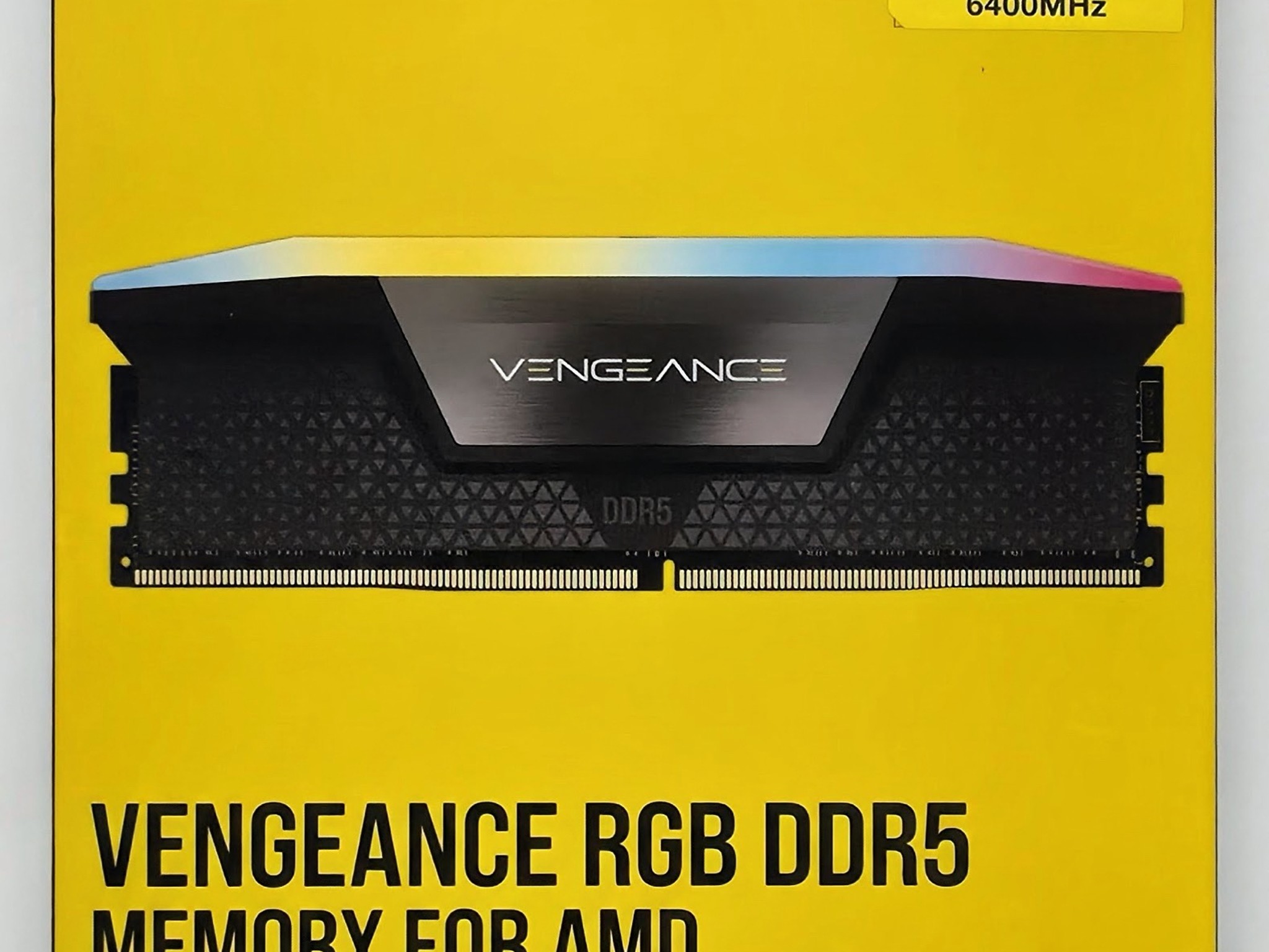 Corsair Vengeance RGB 32GB (2x16GB) DDR5-6400 CL32 RAM KIT Sealed NEW