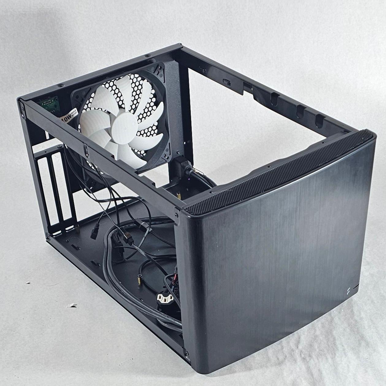 Black ITX PC Case w/ 3 Fans