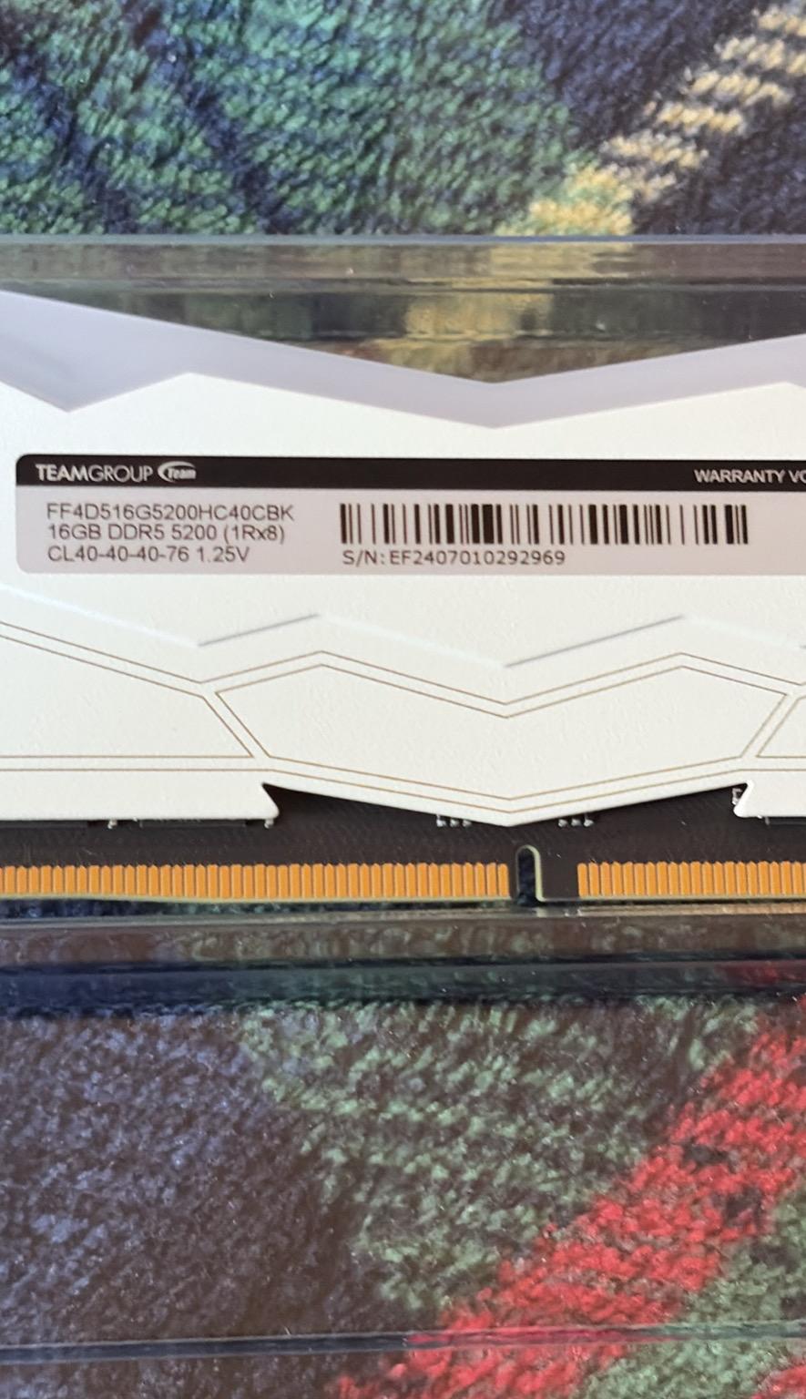 TForce Delta DDR5 6000MHz 1x16gb Gaming PC Memory Ram