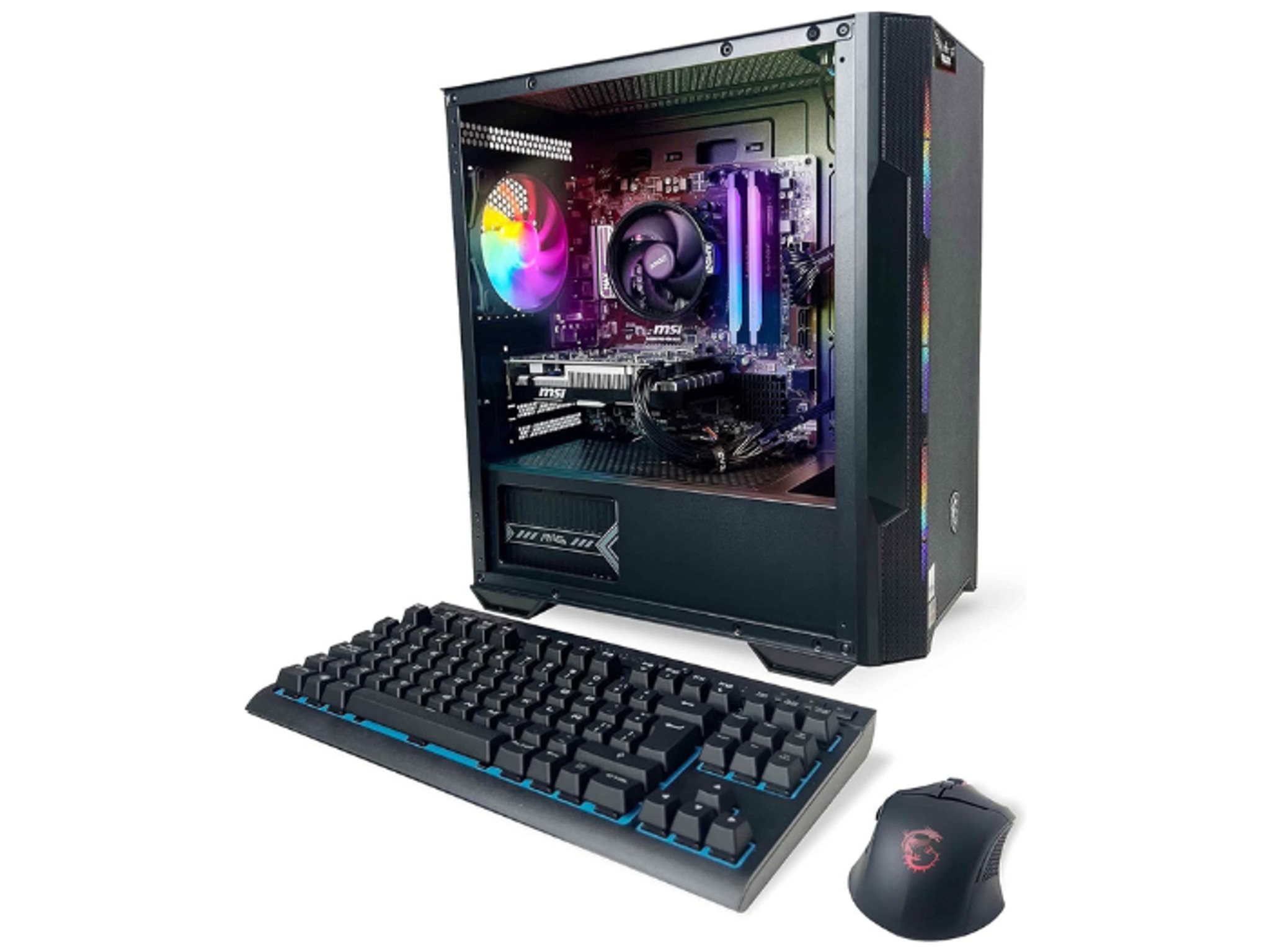 PC INTEL CORE I5 13400F, 16G 2 * 8GB DDR5 5200, SSD 1TB M.2 2280 PCI GEN3, RTX 4060 VENTUS 2X BLACK