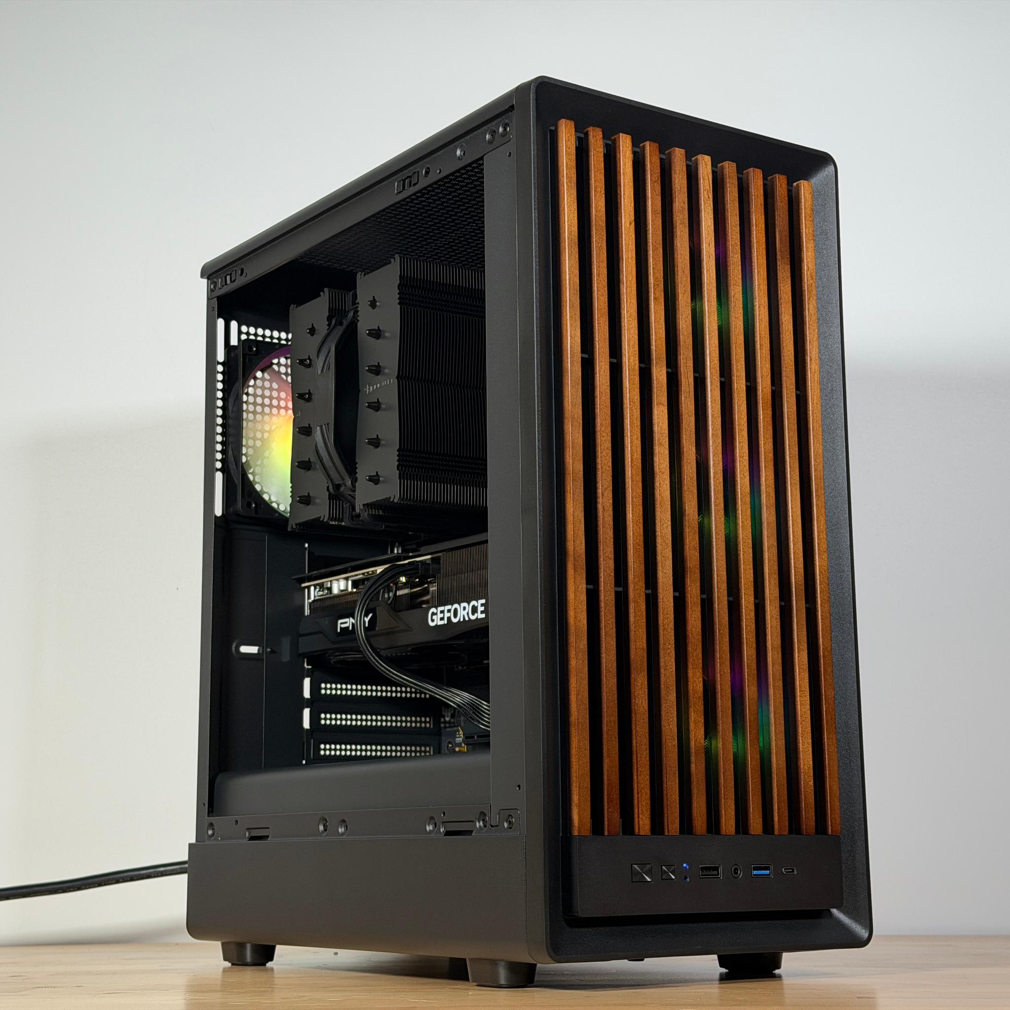 RTX 5070ti Ryzen 7 9800x3d Gaming PC 64gb DDR5 2tb SSD