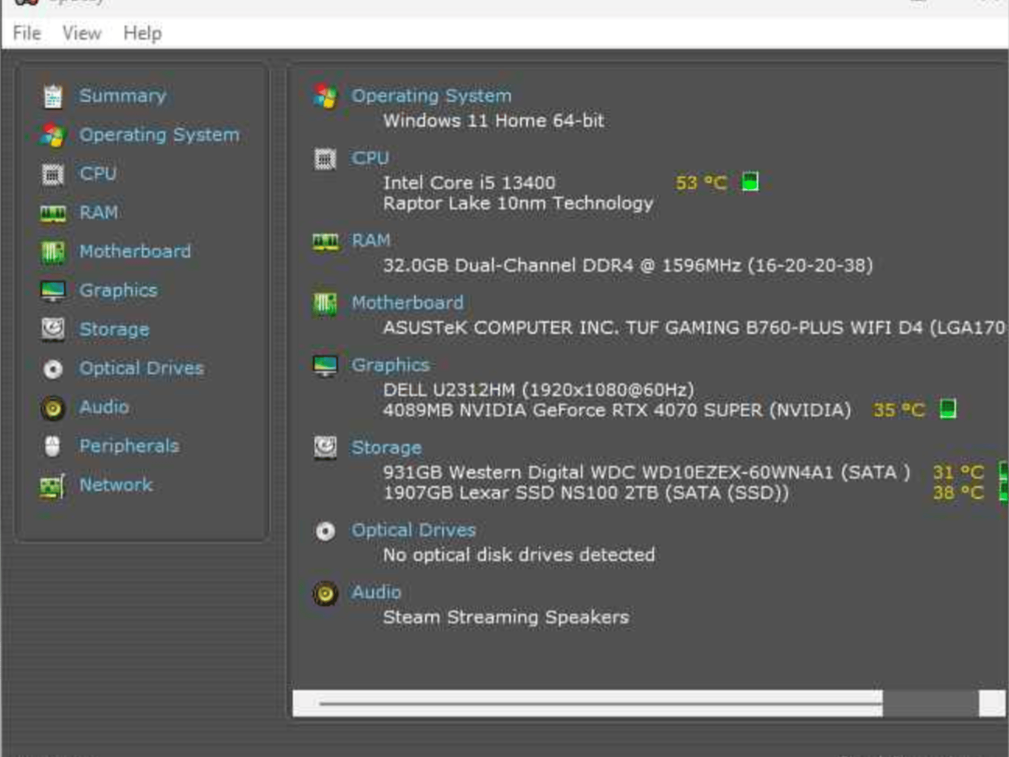 GeForce RTX 4070 Custom Gaming PC - Core i5-13400