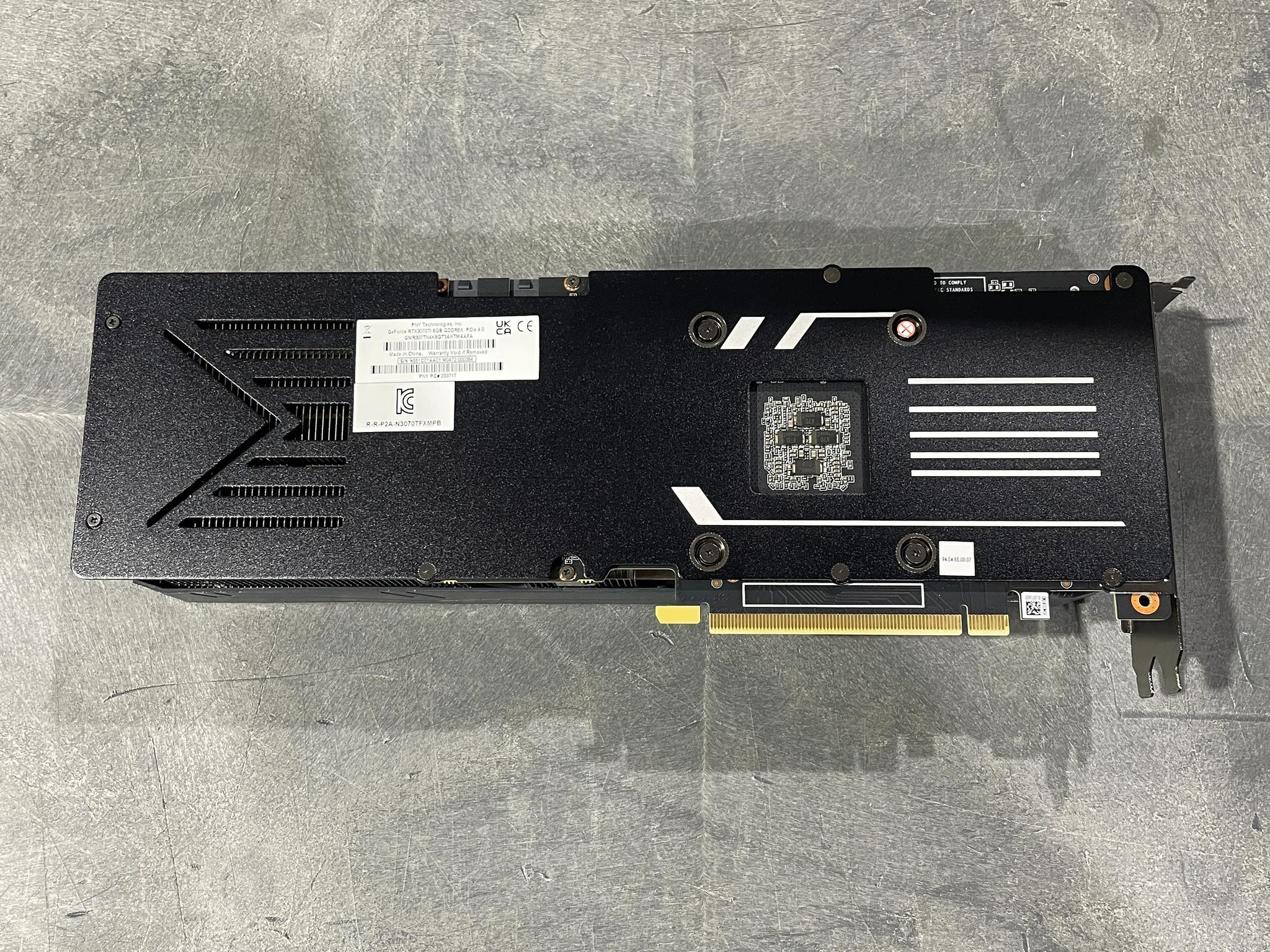 PNY 3070Ti - 8GB DDR6 - Part # GMR307TN4K8GT3AKTMAAFA