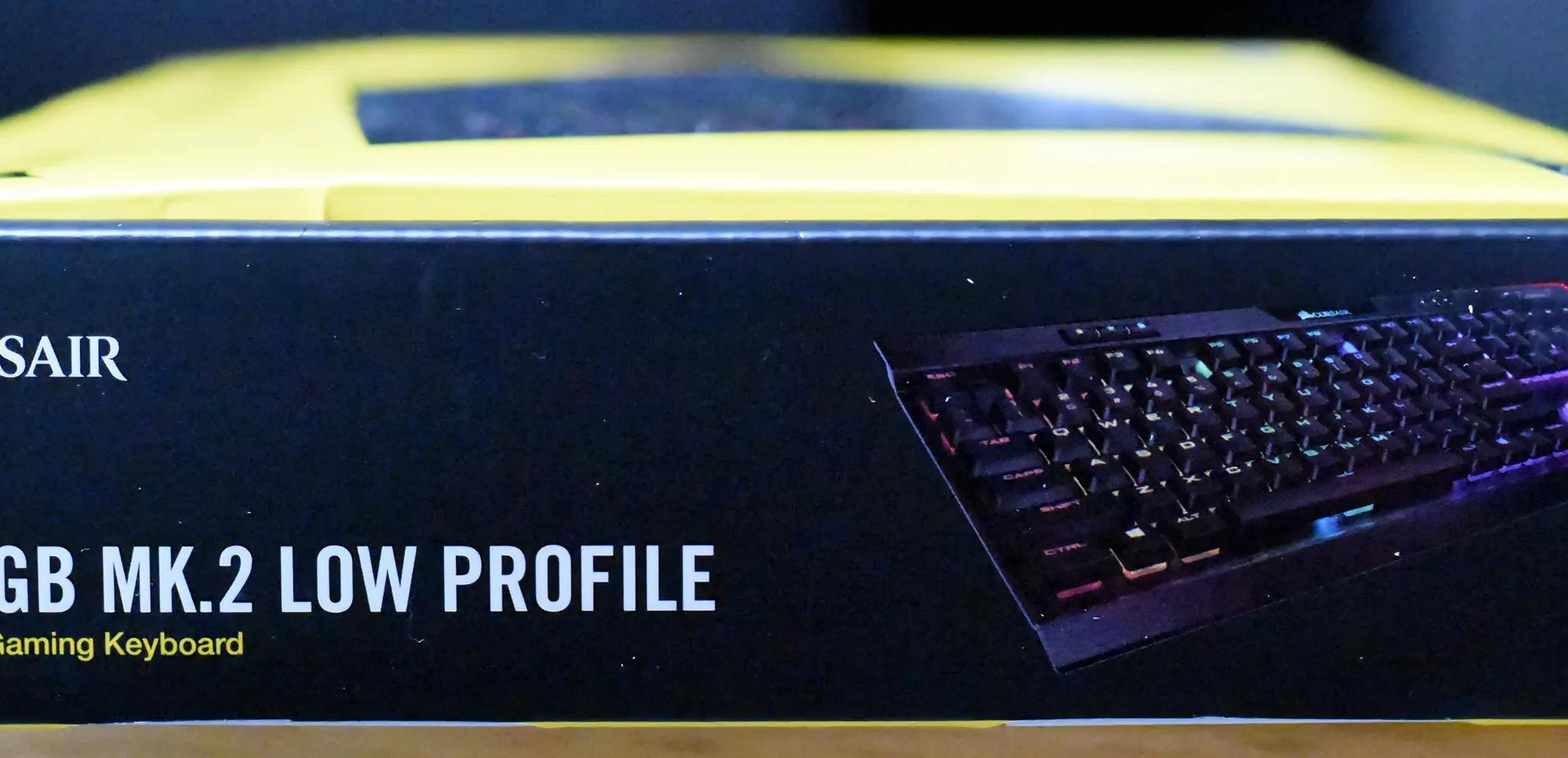 Corsair K70 RGB Dual USB Type-A Port MK.2 Low Profile Wired Gaming Keyboard