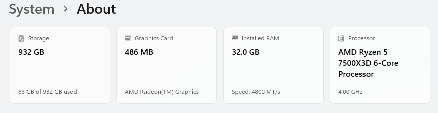 AMD X3D Ryzen 5 7500X3D 32GB DDR5 RAM 1TB Gen5 NVMe SSD ASUS B650E-E TUF MONTECH 850W Barebone PC
