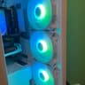 White GLASS Gaming PC| Intel i5 / Amd RX580 / 8GB / 500GB SSD Win 10 Pro WiFi