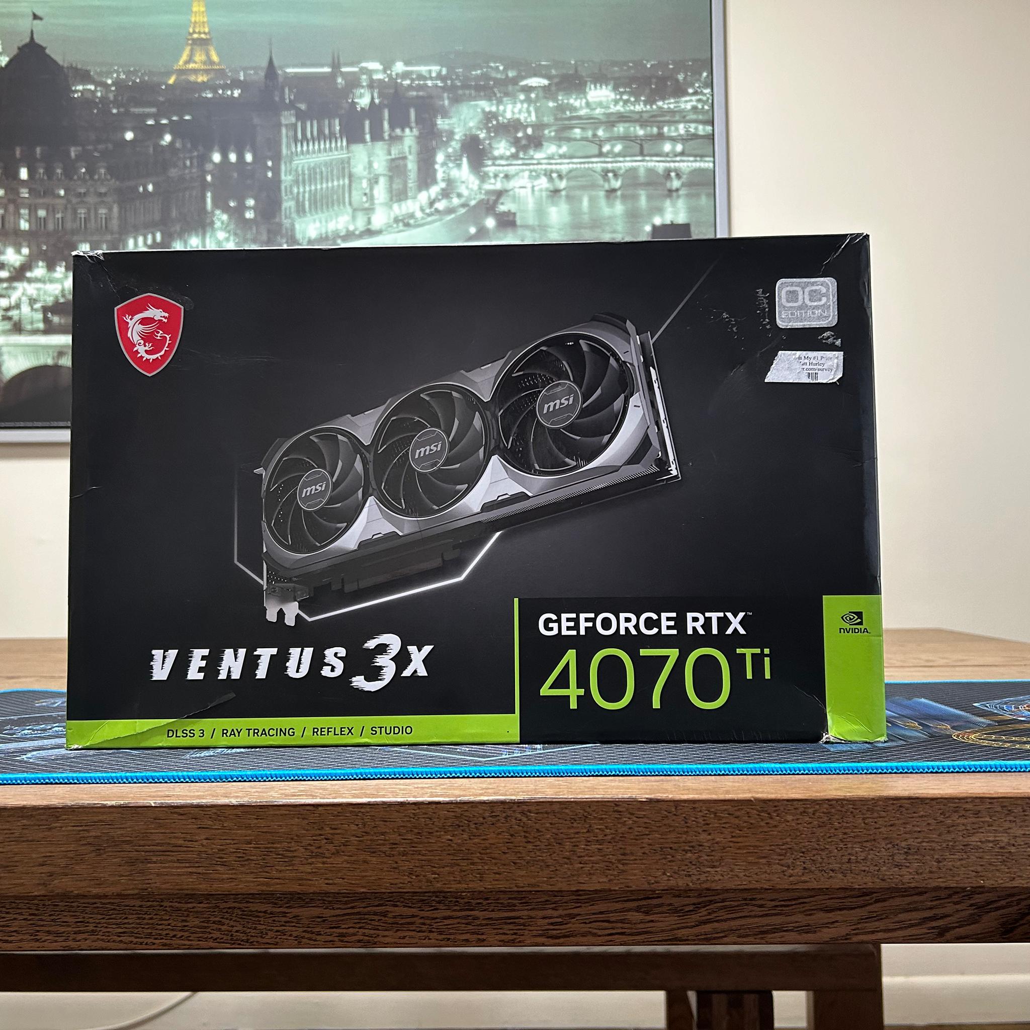 MSI RTX 4070ti Ventus X3 12GB OC