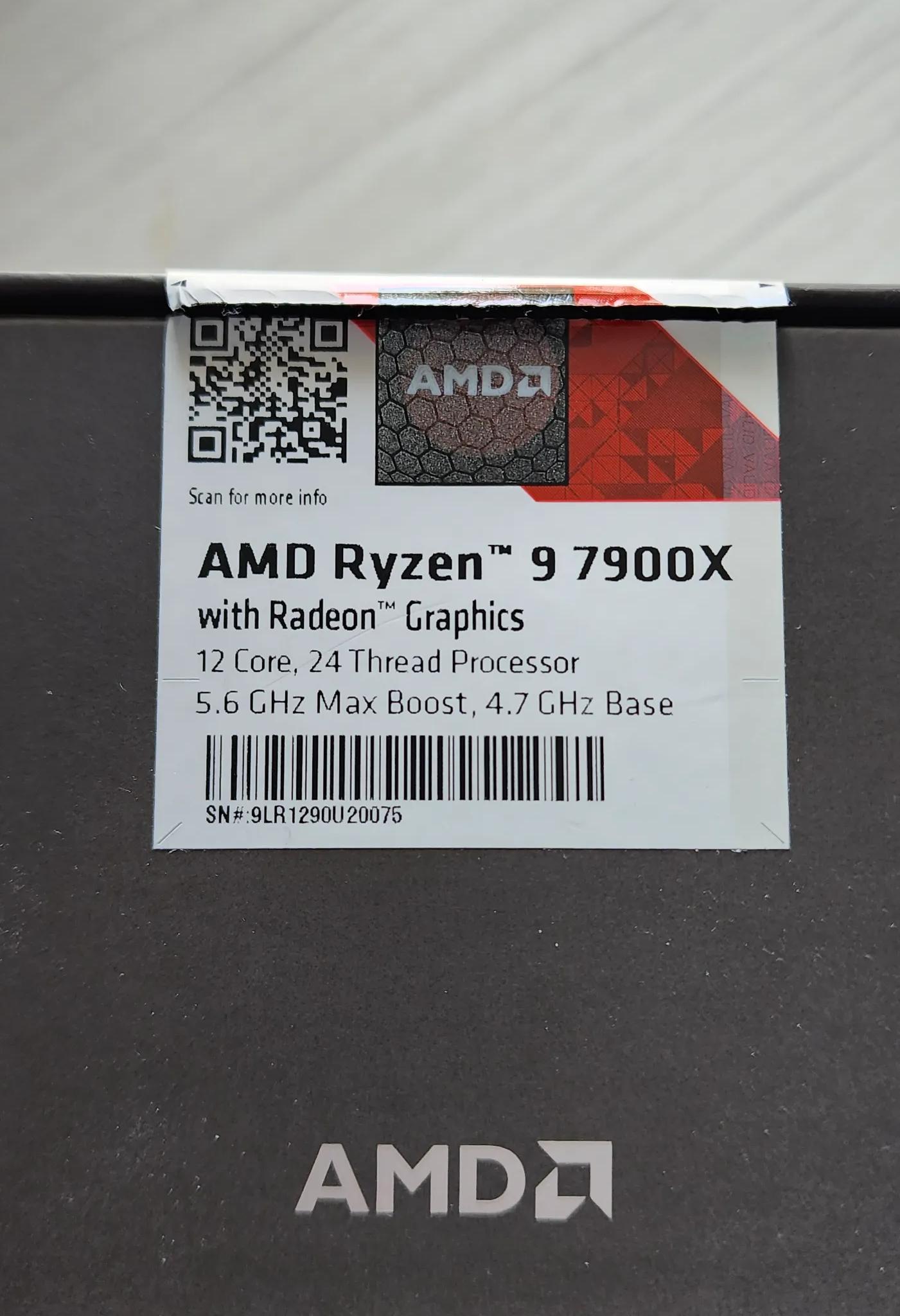 USED! Ryzen 9 7900x!