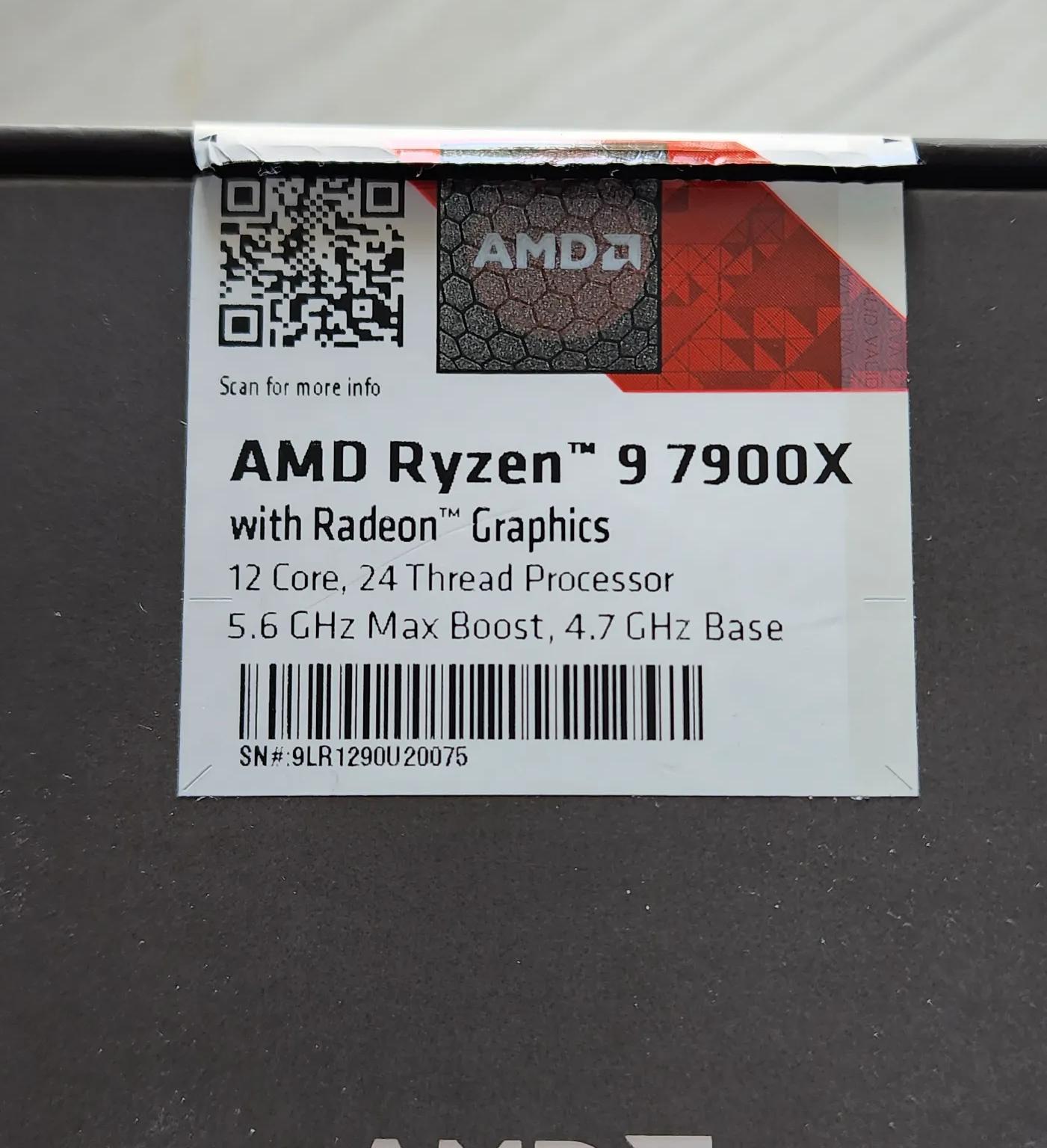 USED! Ryzen 9 7900x!