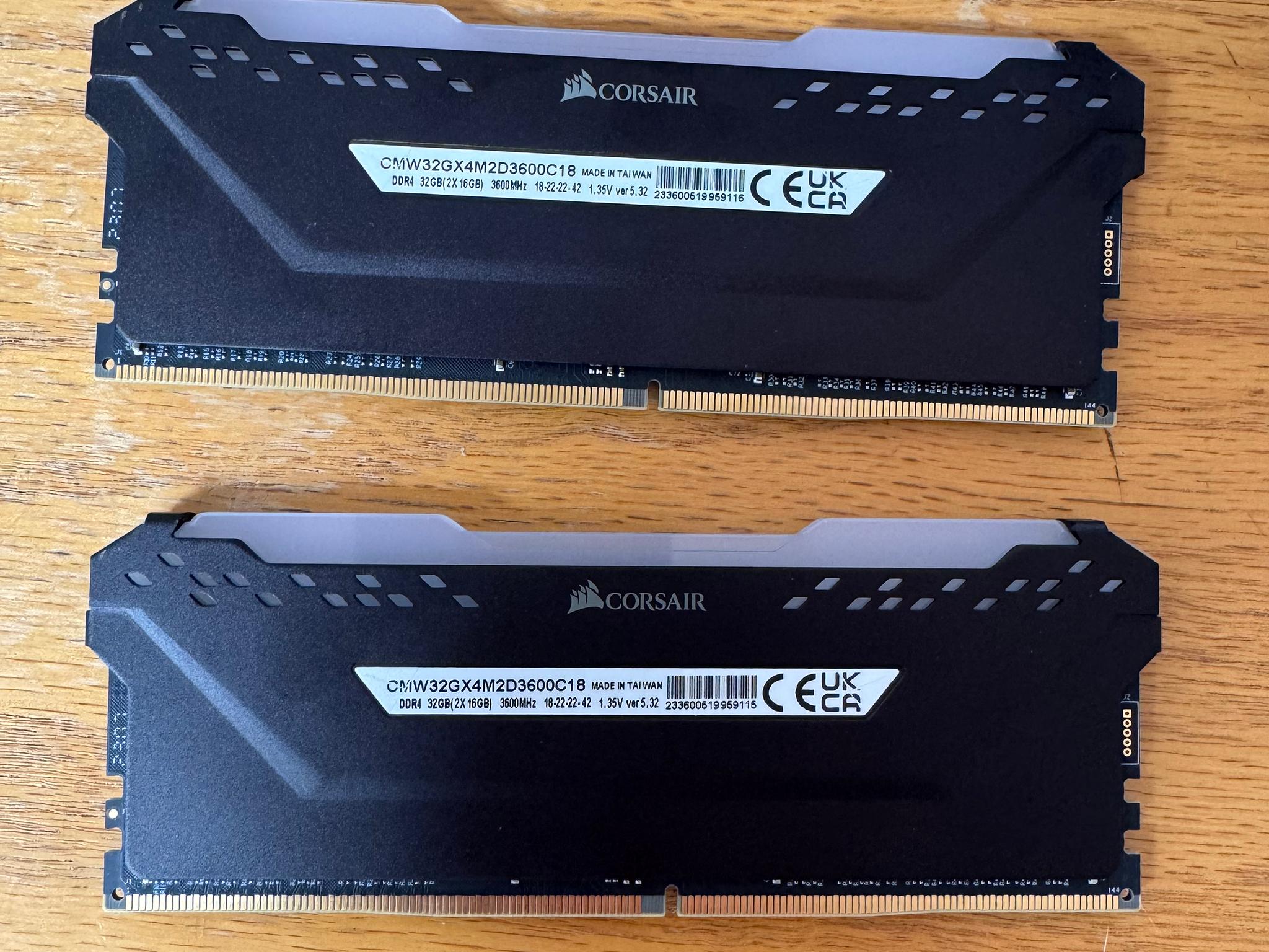 Corsair Vengeance RGB Pro DDR4 3600MHz 32GB (2x16GB)