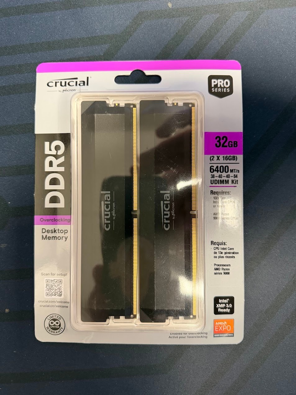 Crucial Pro Series DDR5 RAM (32GB / 2x16GB) | Jawa