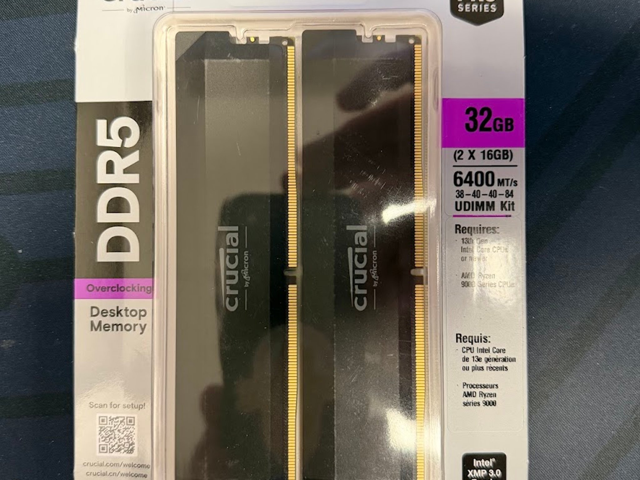 Crucial Pro Series DDR5 RAM (32GB / 2x16GB)