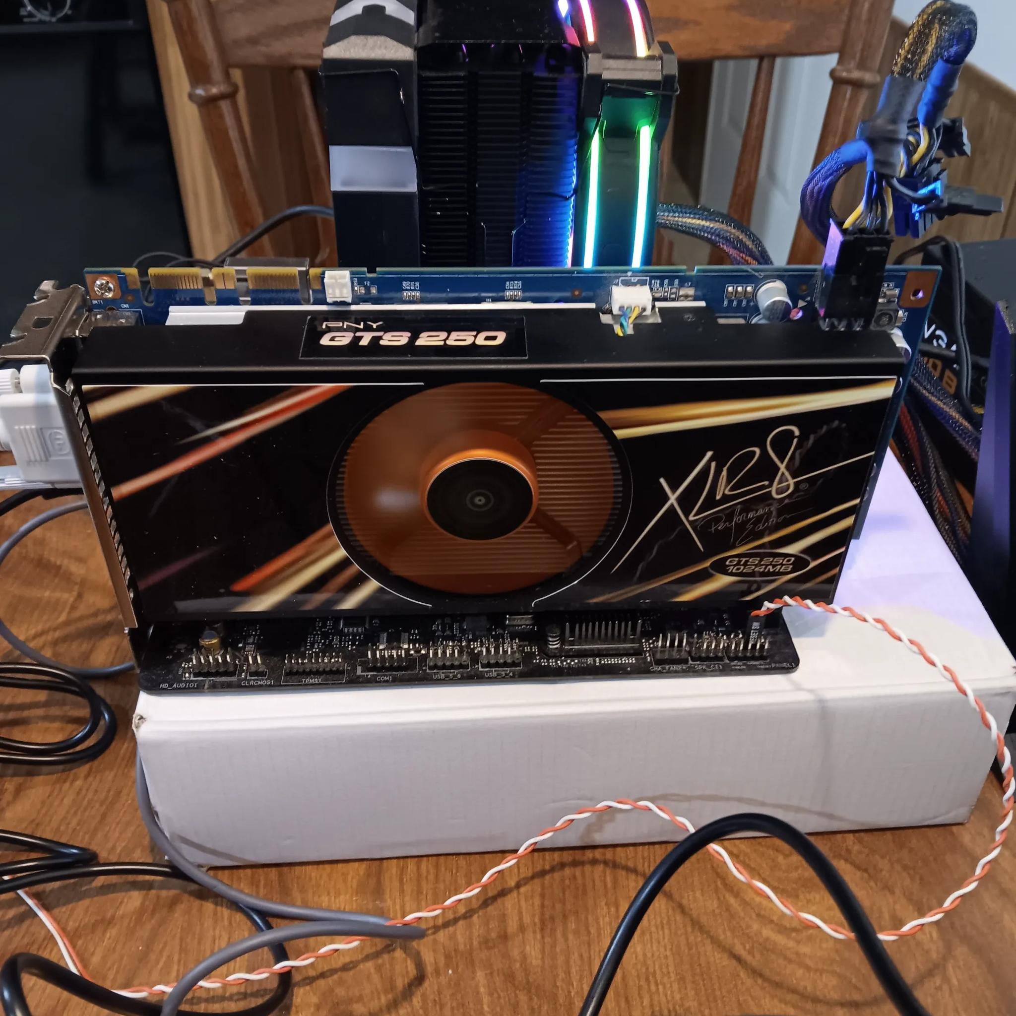 PNY Nvidia GeForce XLR8 GTS-250 1GB Graphics card IOB