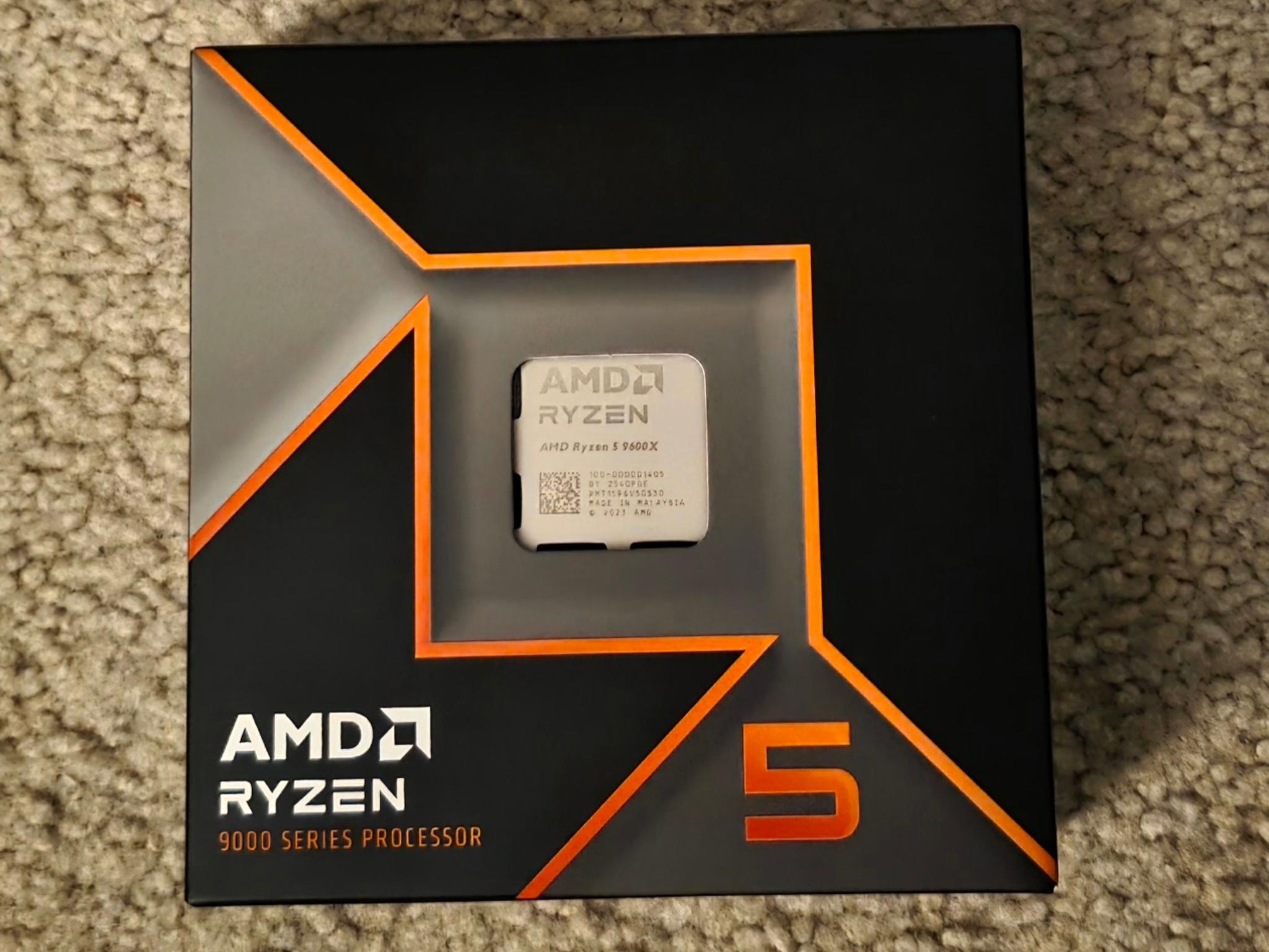 AMD Ryzen 5 9600X AM5 6-Core Processor Brand New In Box