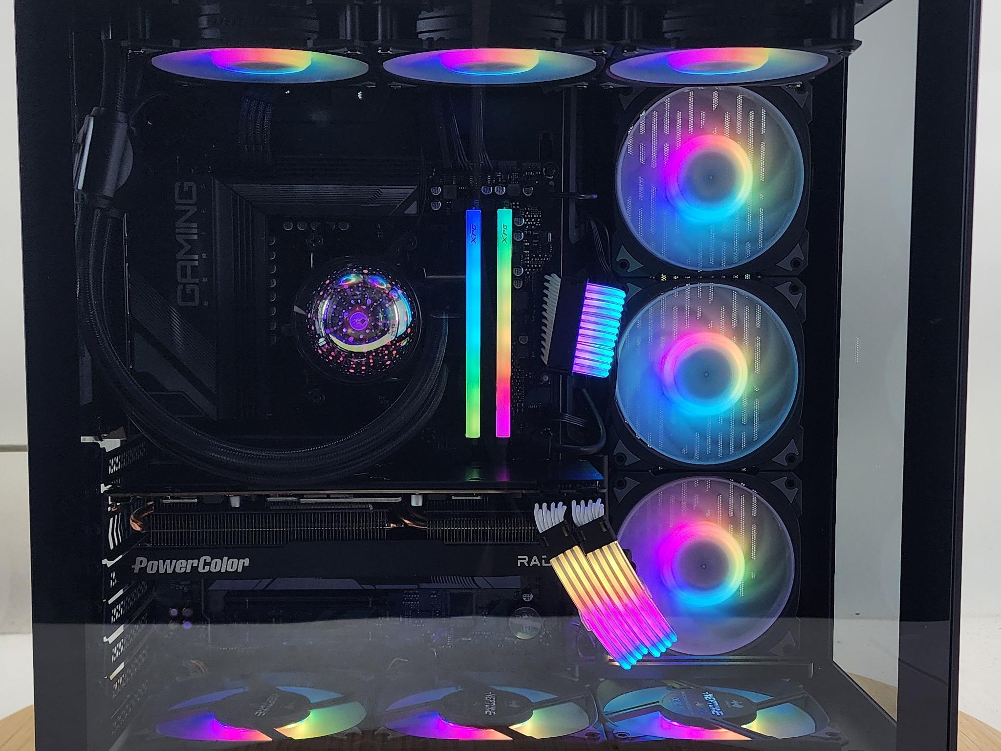 Gaming PC Ryzen 5 7600X3D 32GB RAM 2TB SSD RX 7800 XT 16GB Windows 11 Computer