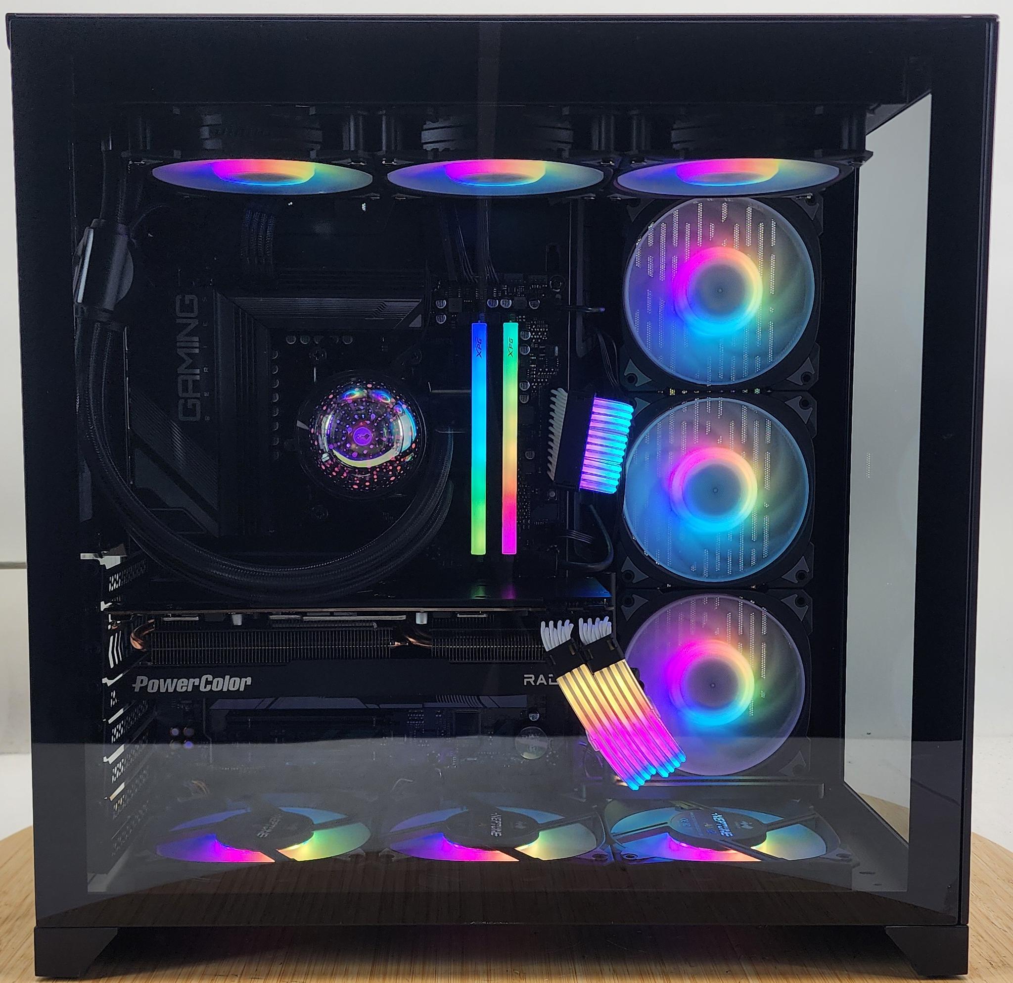 Gaming PC Ryzen 5 7600X3D 32GB RAM 2TB SSD RX 7800 XT 16GB Windows 11 Computer