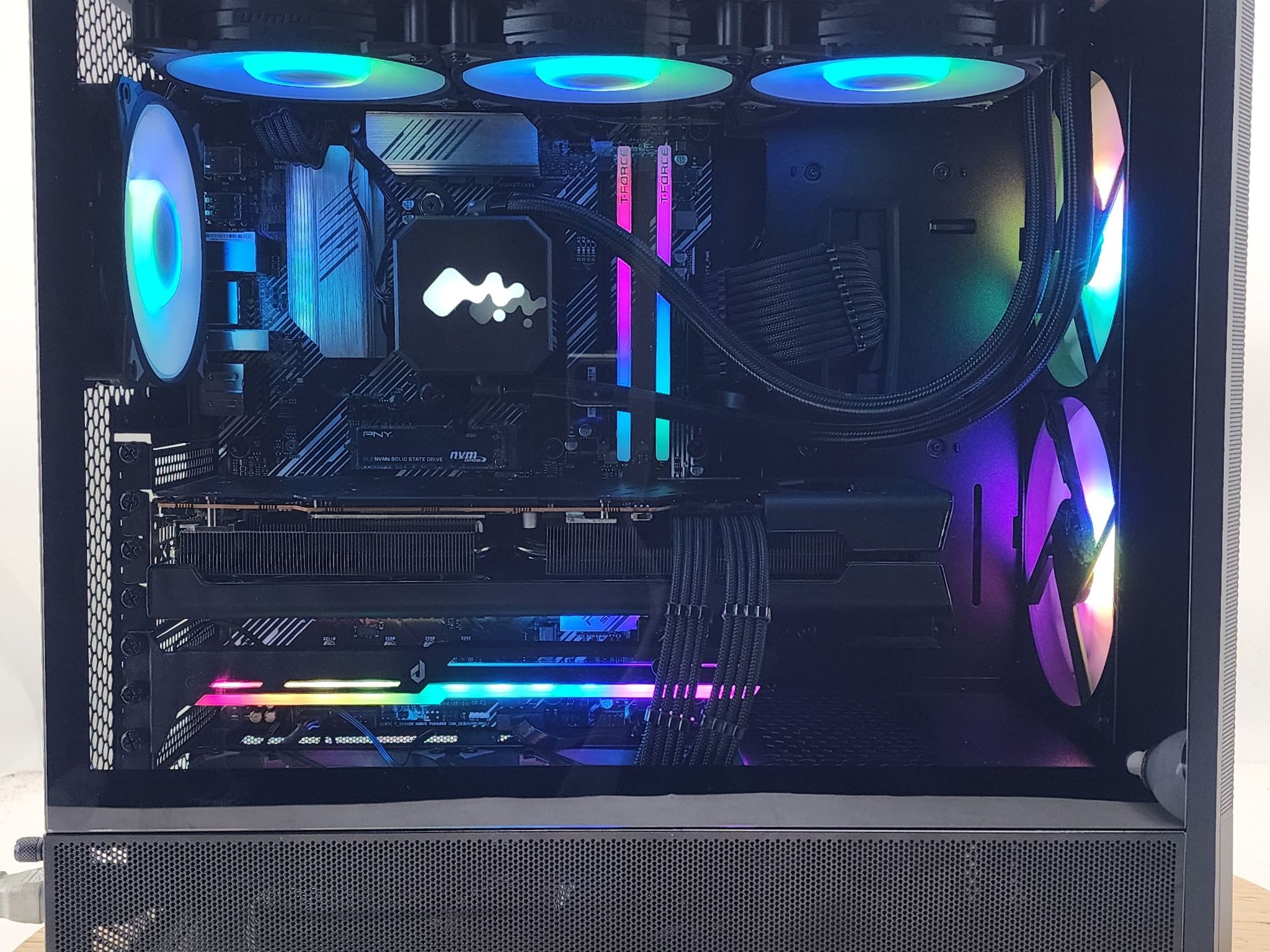 Gaming PC Ryzen 7 5700X 32GB RAM 1TB SSD RX 6800 16GB Windows 11 Computer