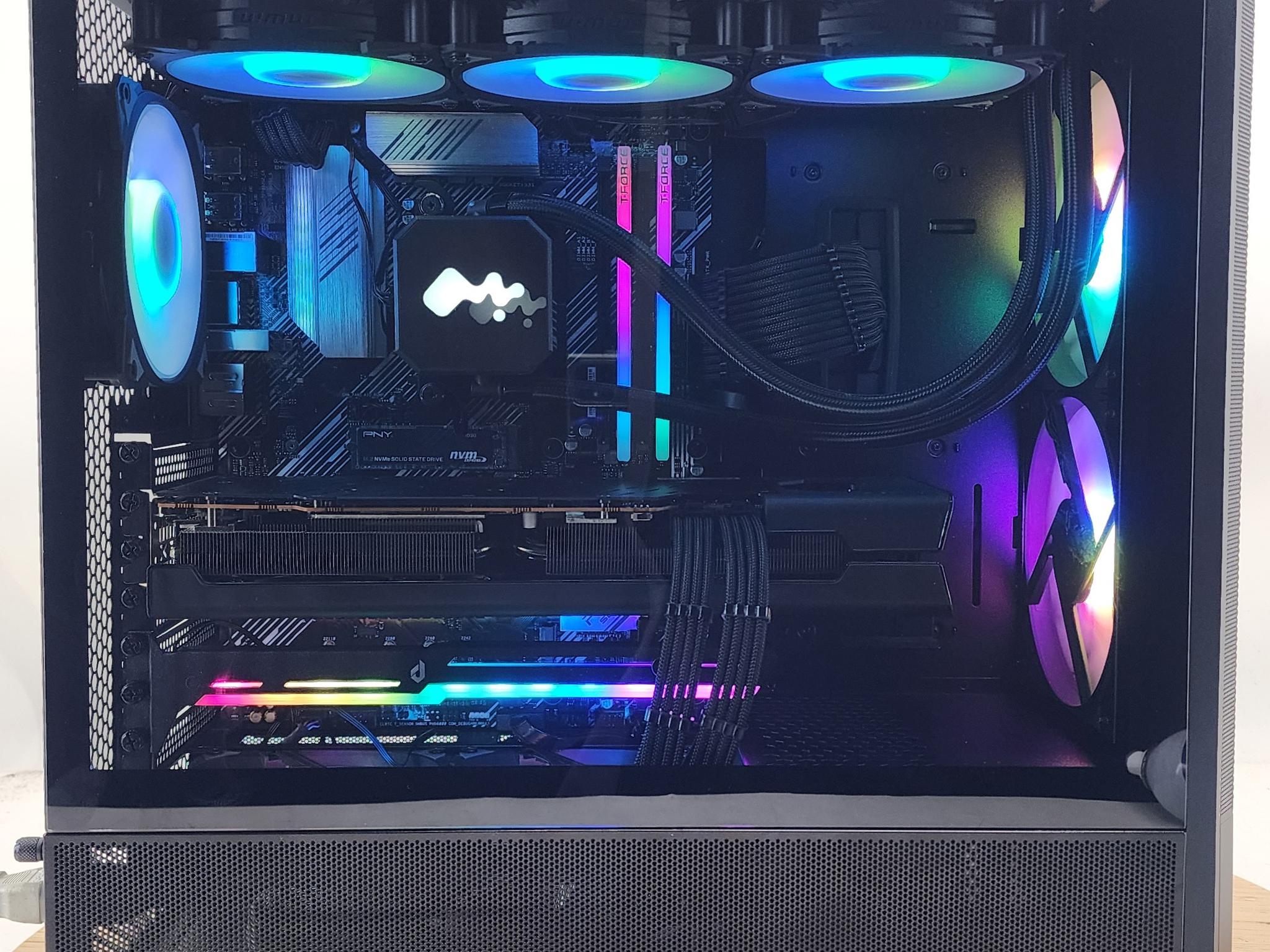 Gaming PC Ryzen 7 5700X 32GB RAM 1TB SSD RX 6800 16GB Windows 11 Computer